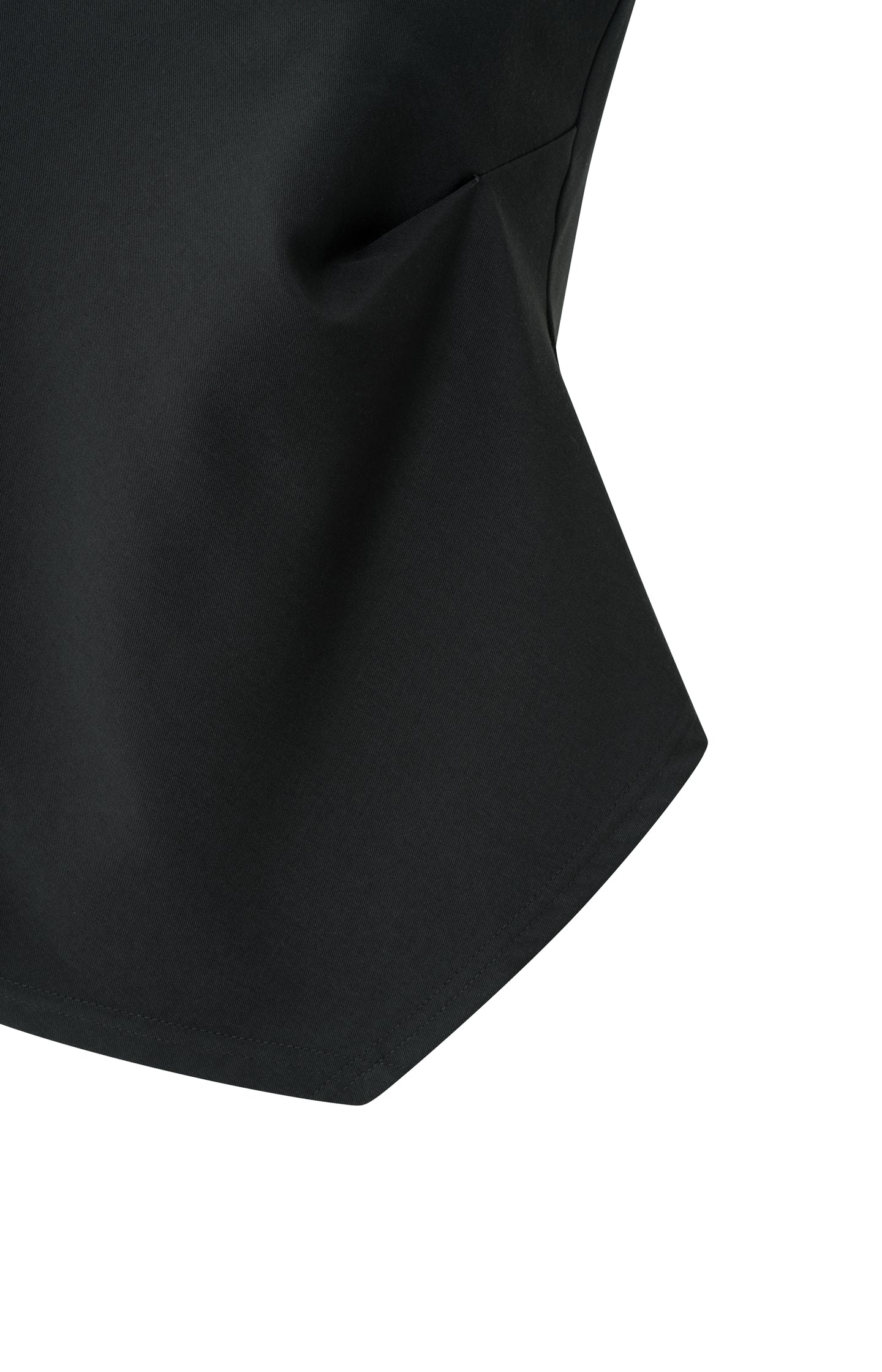 Asymmetric strappy top with fitted silhouette