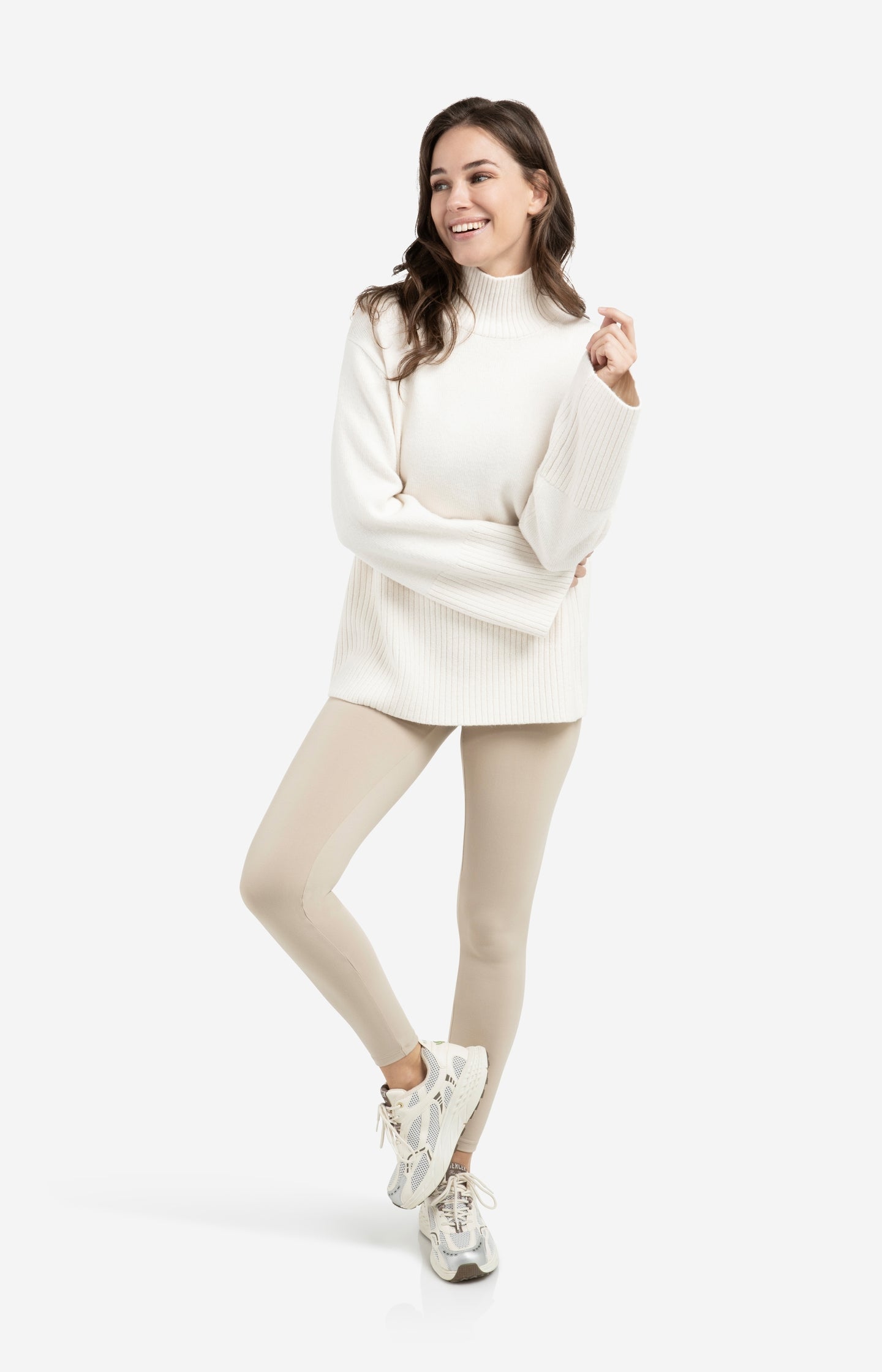 Basic leggings with high waist