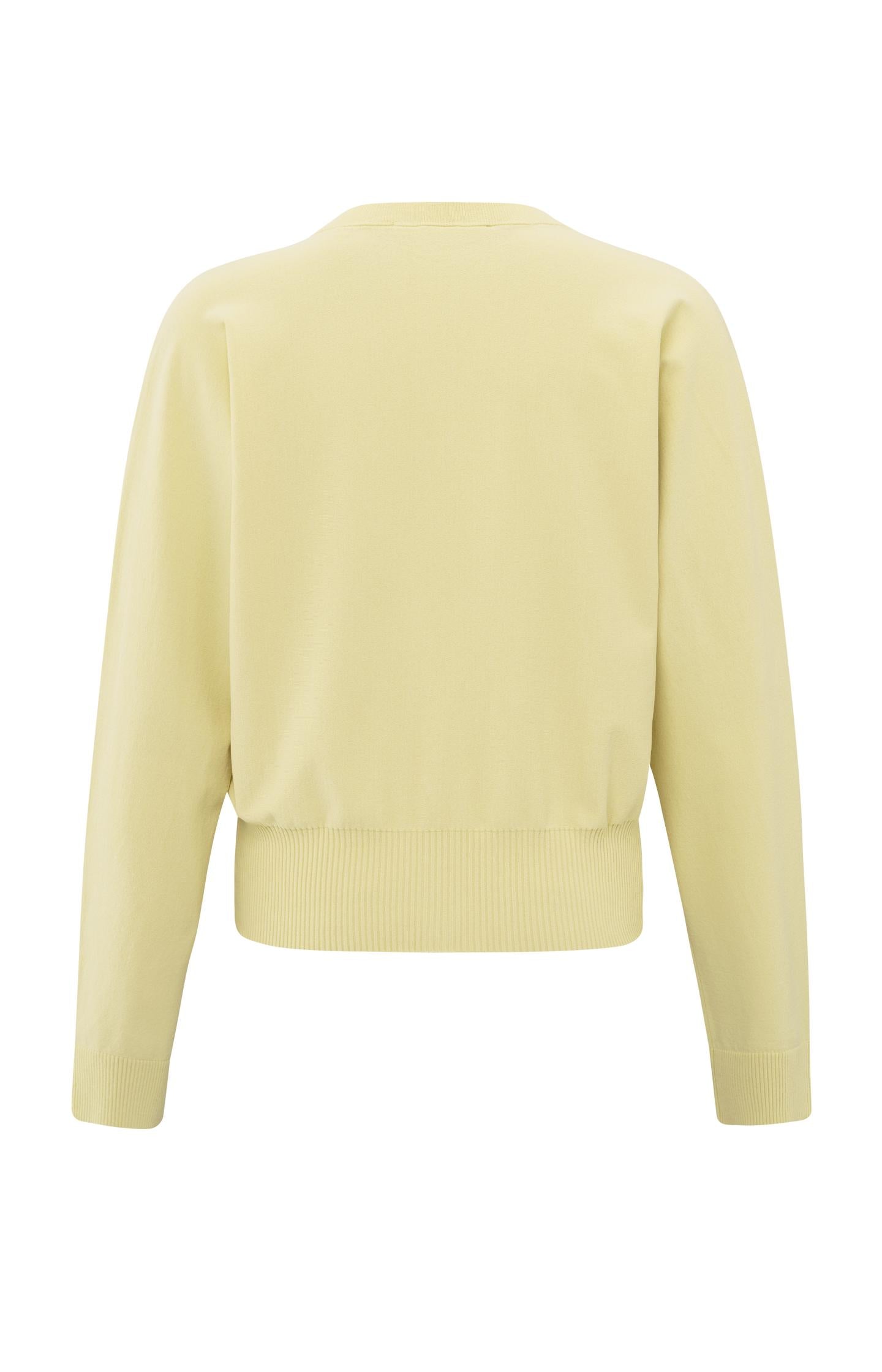 Batwing cardigan with contrasting details