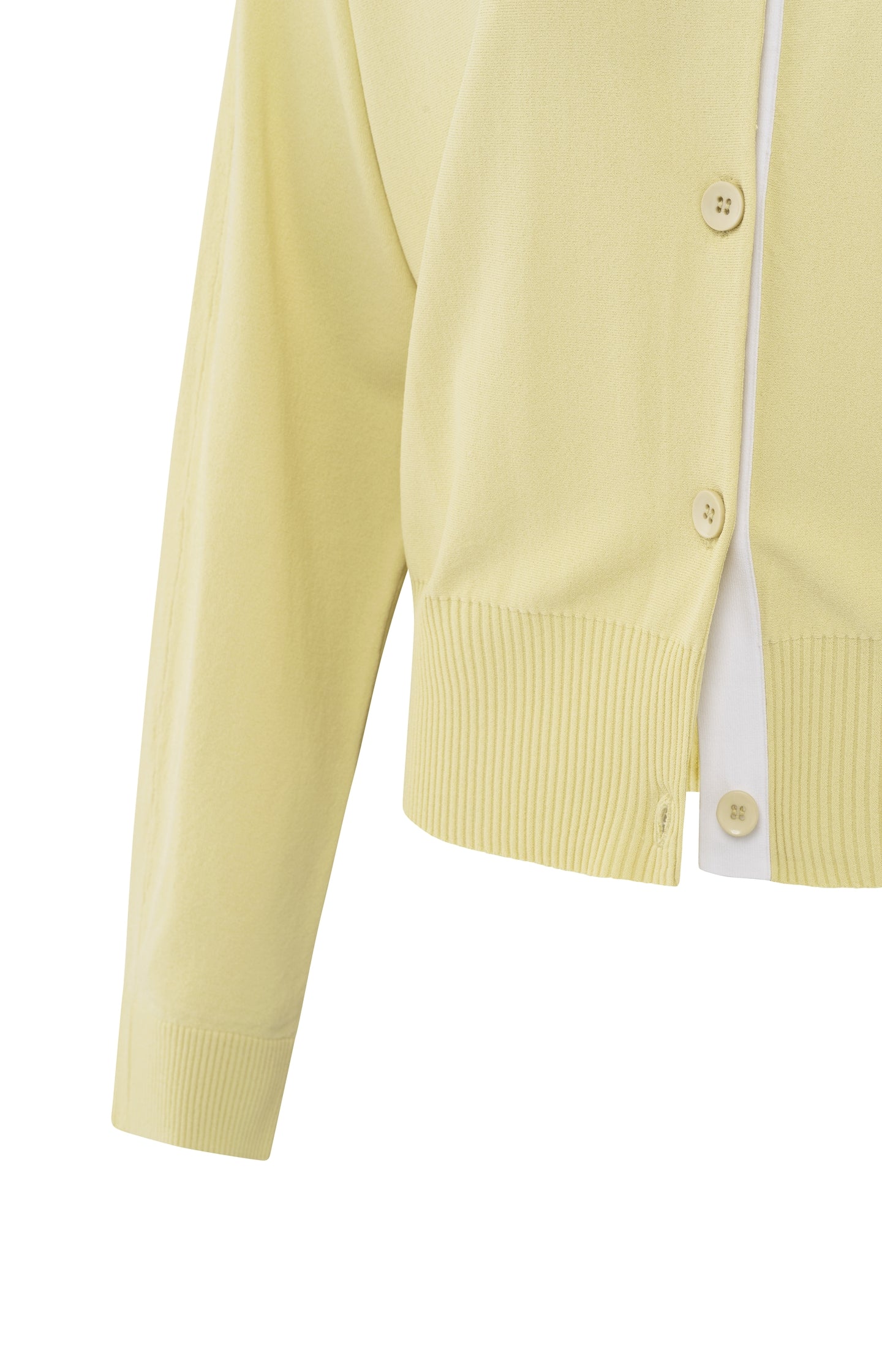 Batwing cardigan with contrasting details