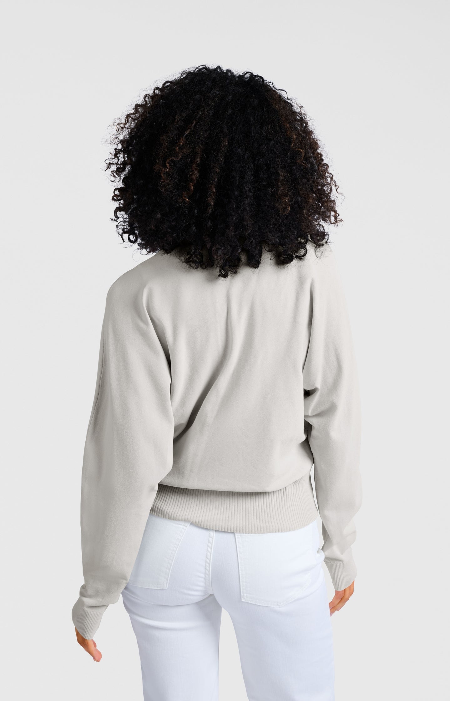 Batwing cardigan with contrasting details