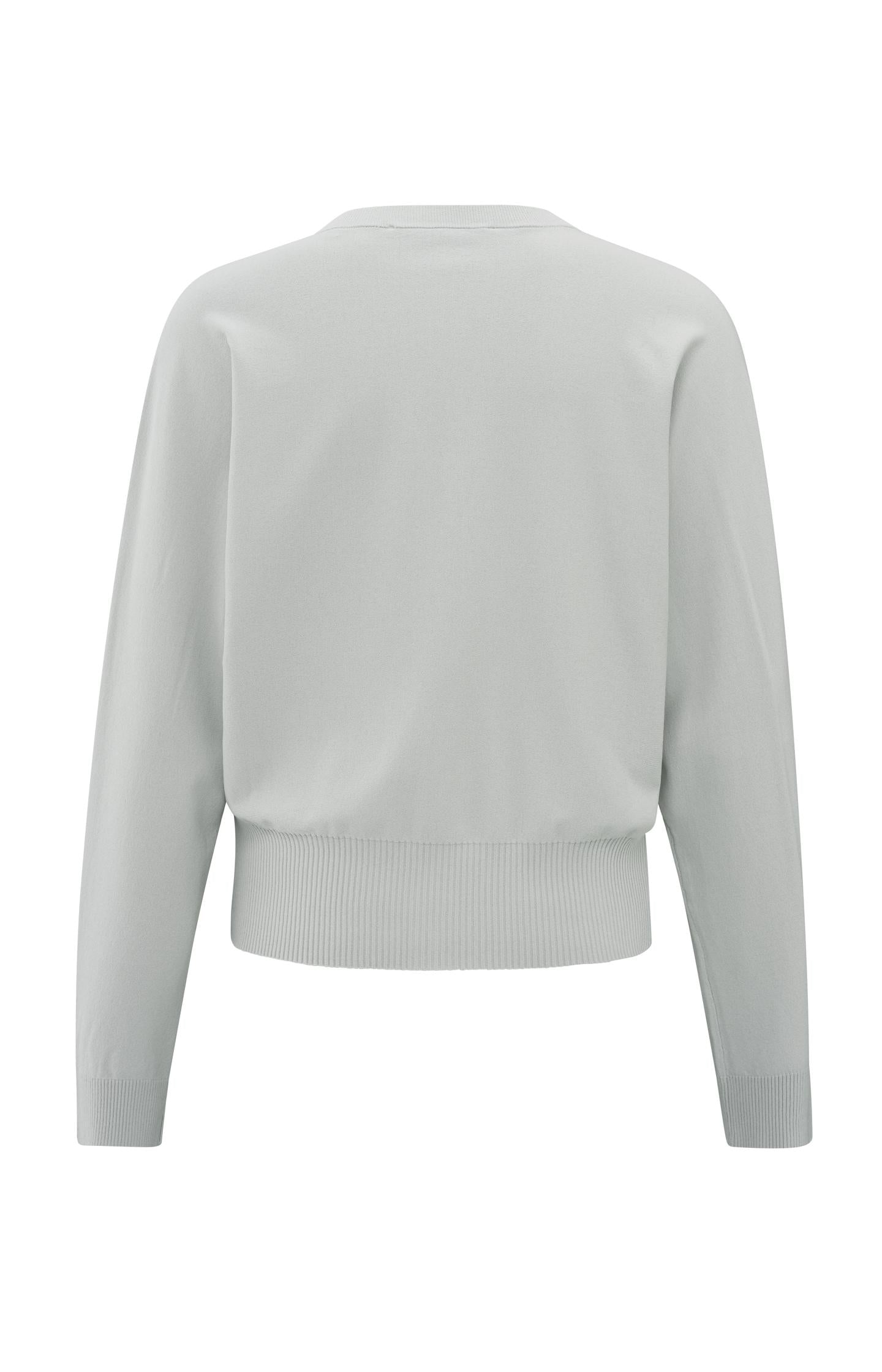 Batwing cardigan with contrasting details