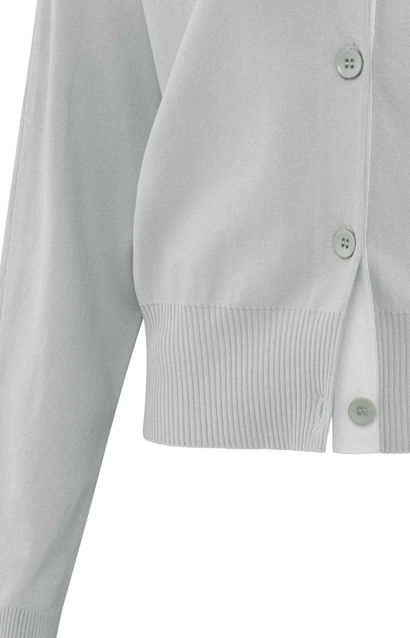 Batwing cardigan with contrasting details