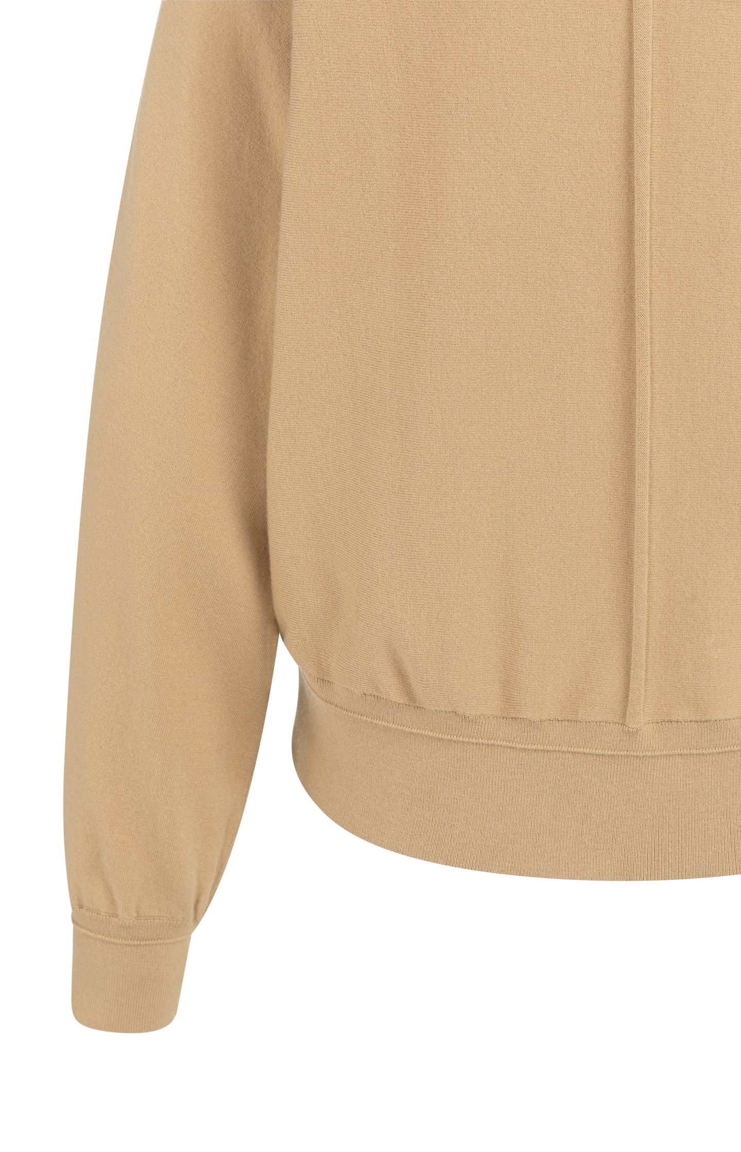 Batwing sweater with subtle seam details