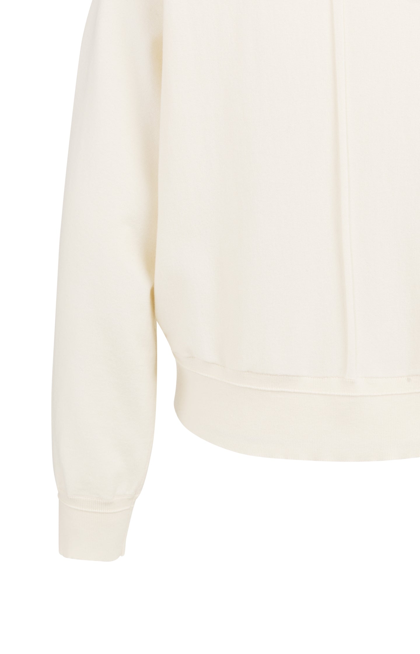 Batwing sweater with subtle seam details