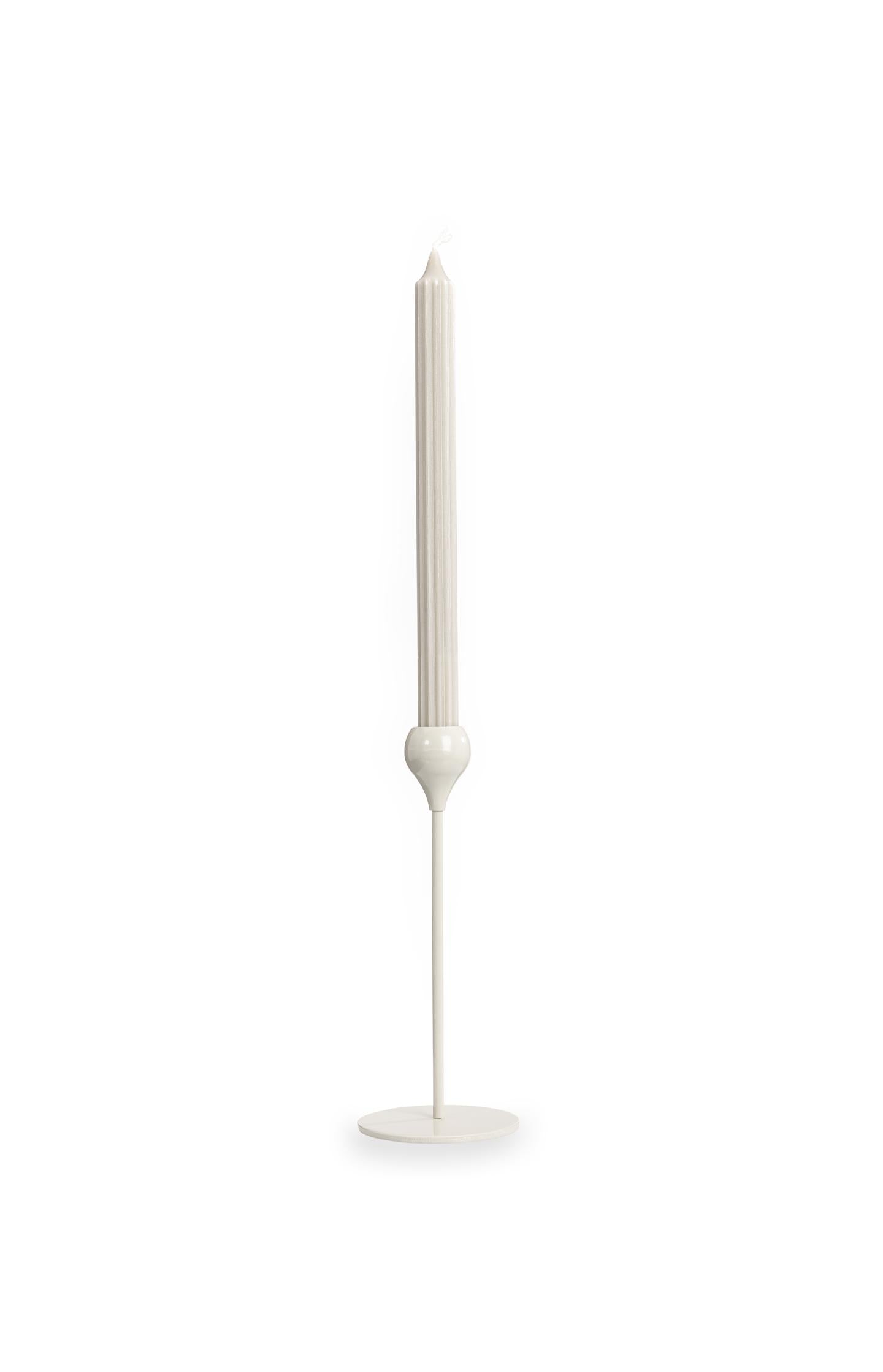 Beige metal candle holder - S - Type: product