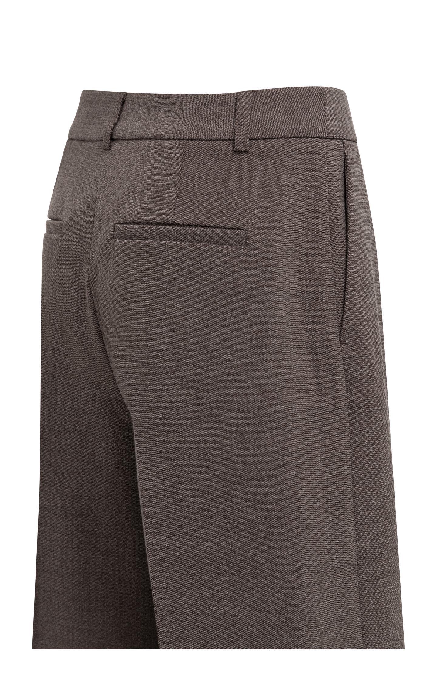 Bermuda shorts with high-waist and pleats
