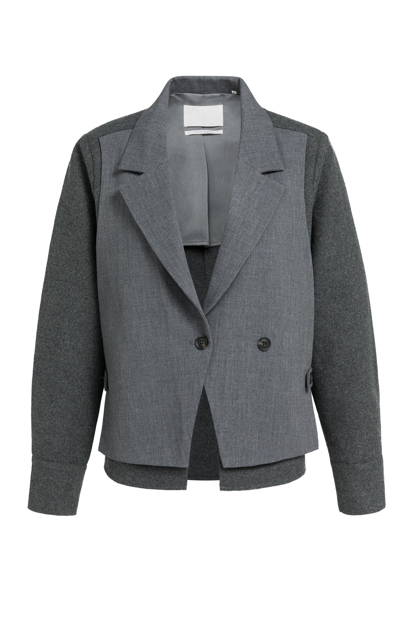 Blazer in lockerer Passform mit Kontraststoff
