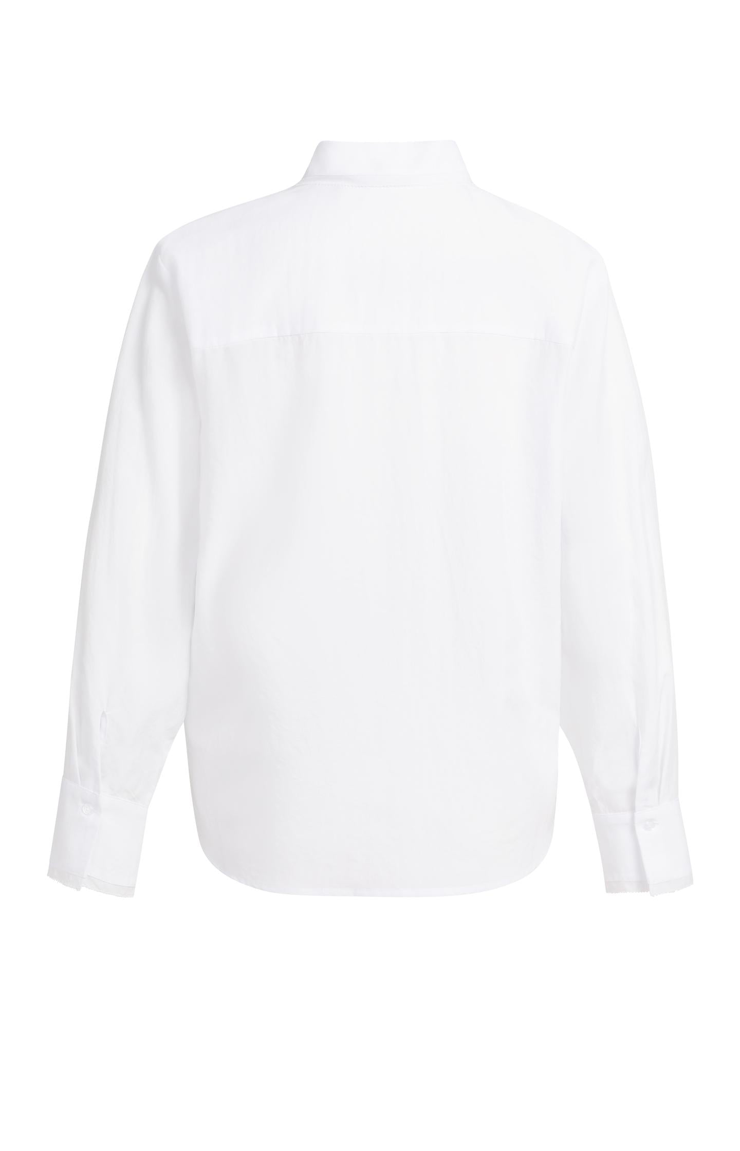 Blouse with collar detail and long sleeves