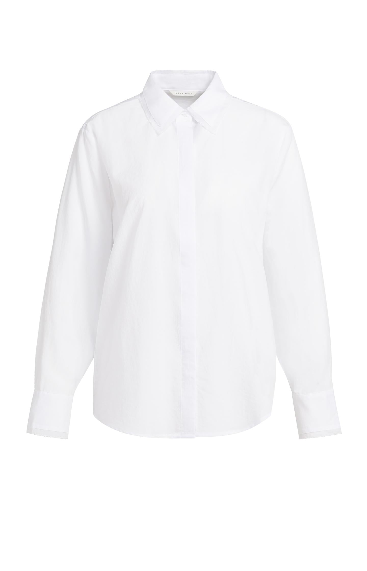 Blouse with collar detail and long sleeves