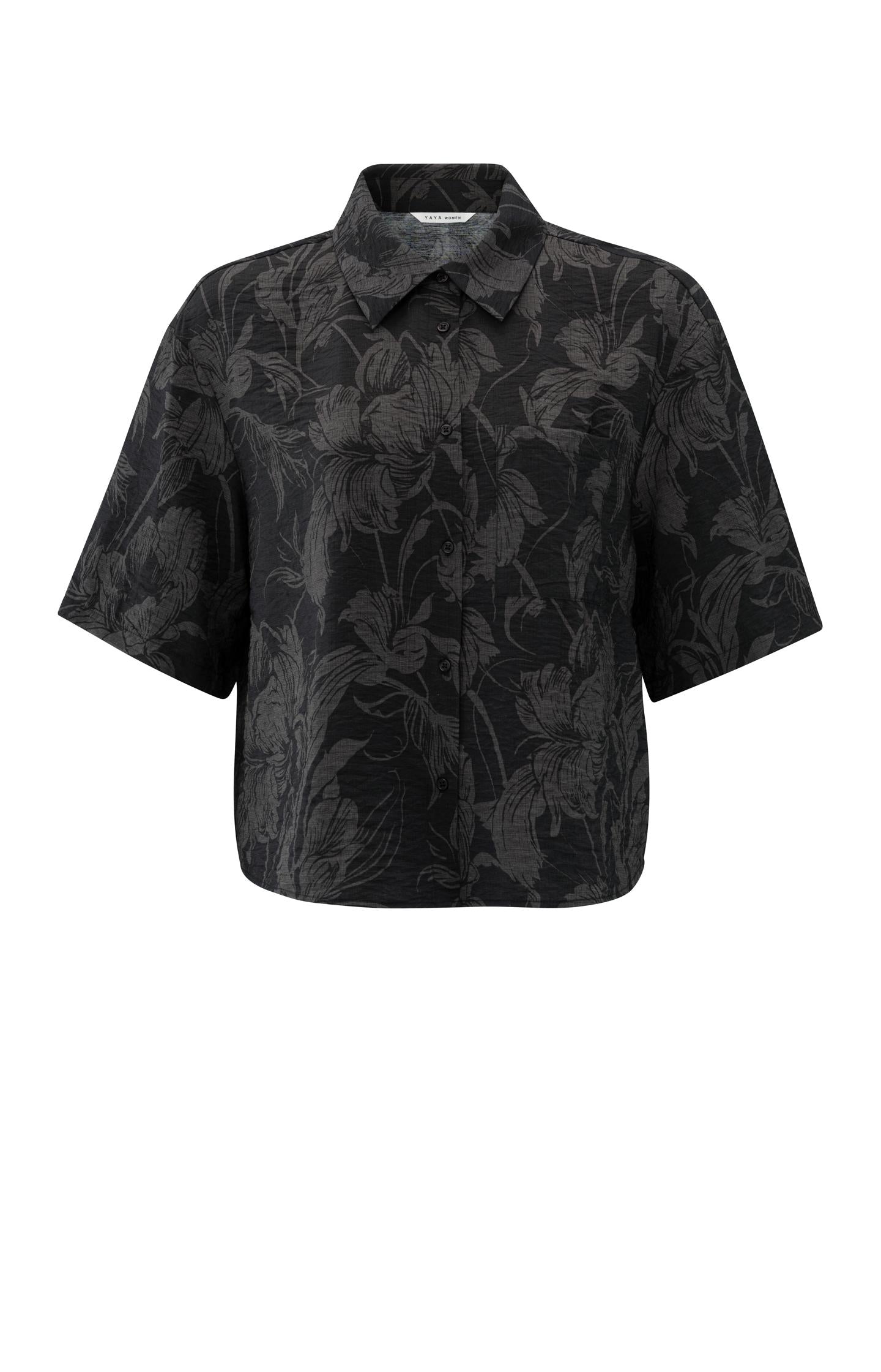 Blouse with print and short sleeves - Type: product