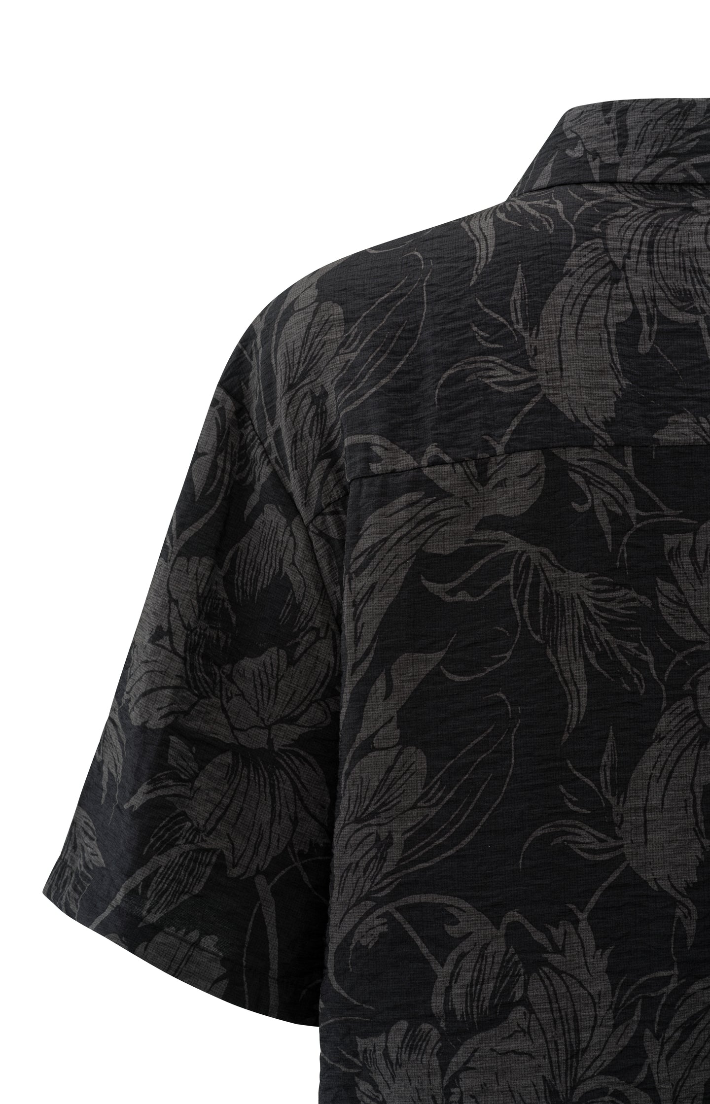 Blouse with print and short sleeves