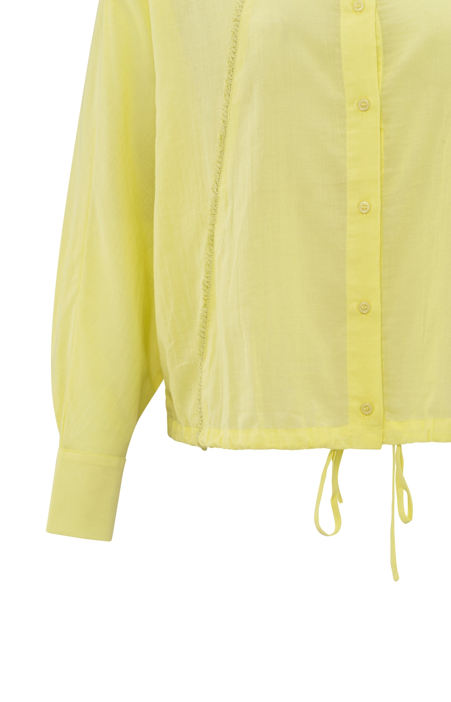 Blouse with subtle stitching details