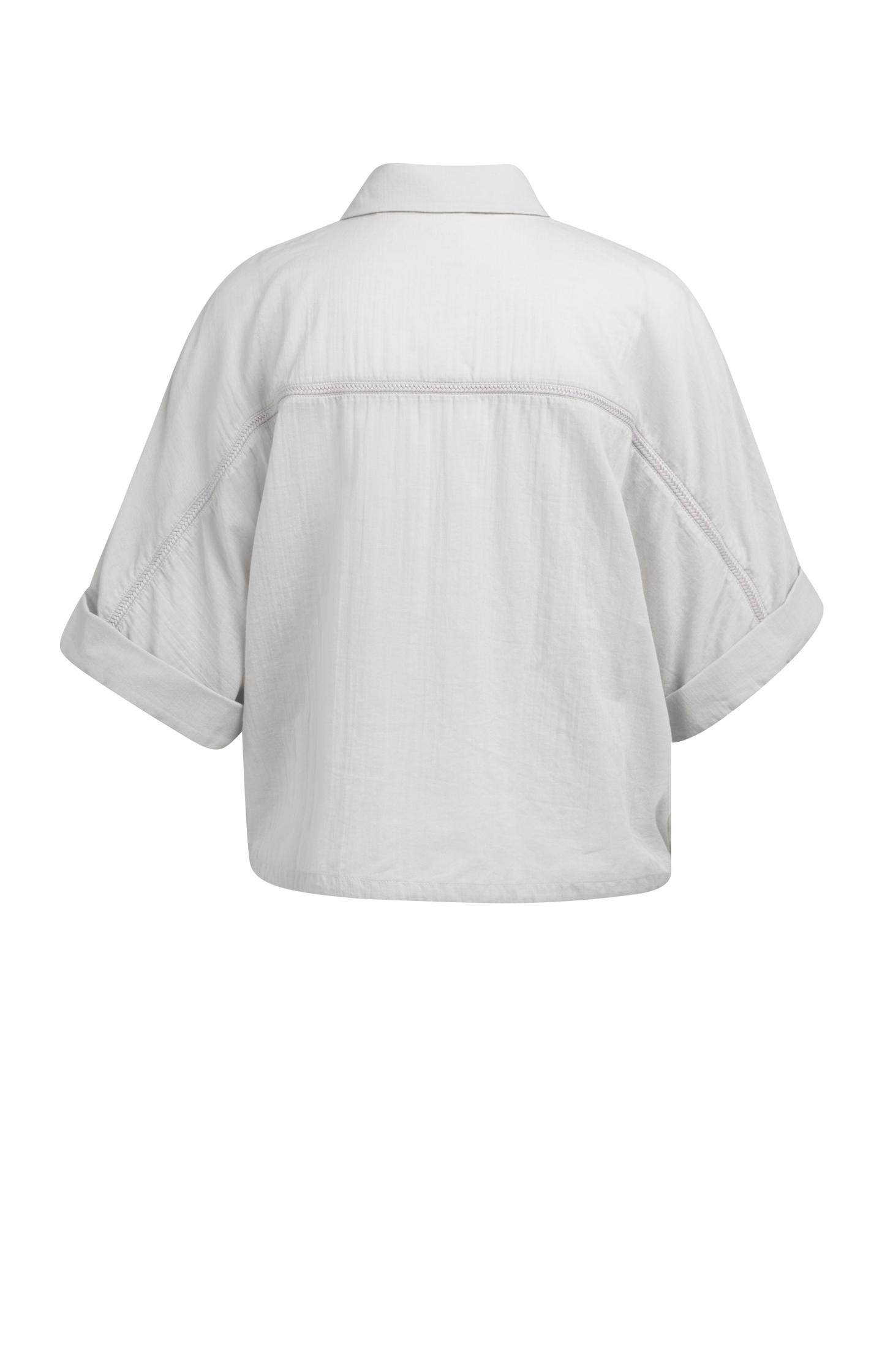 Blouse with wide sleeves and braided details - Type: lookbook