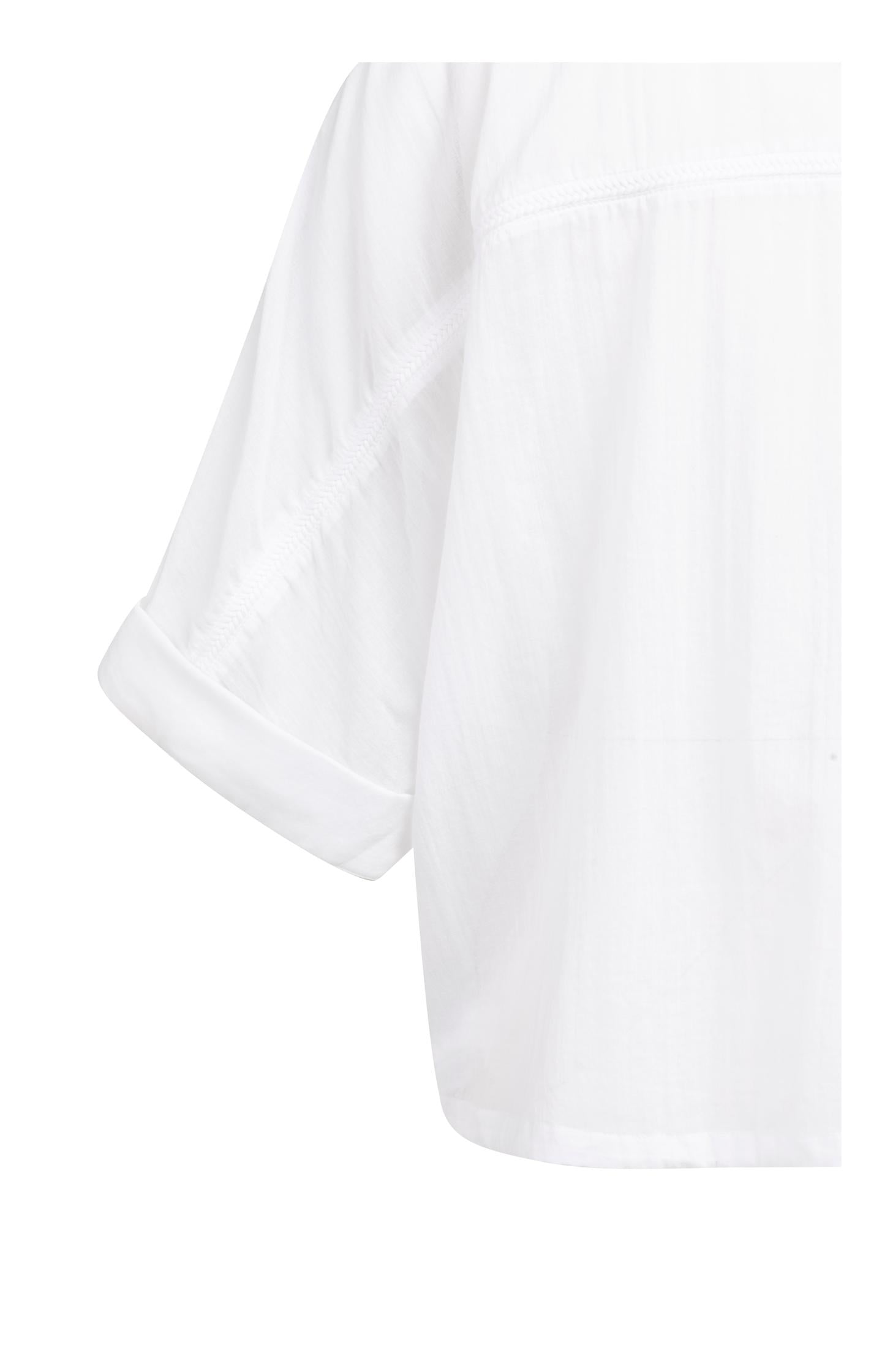 Blouse with wide sleeves and braided details - Type: lookbook