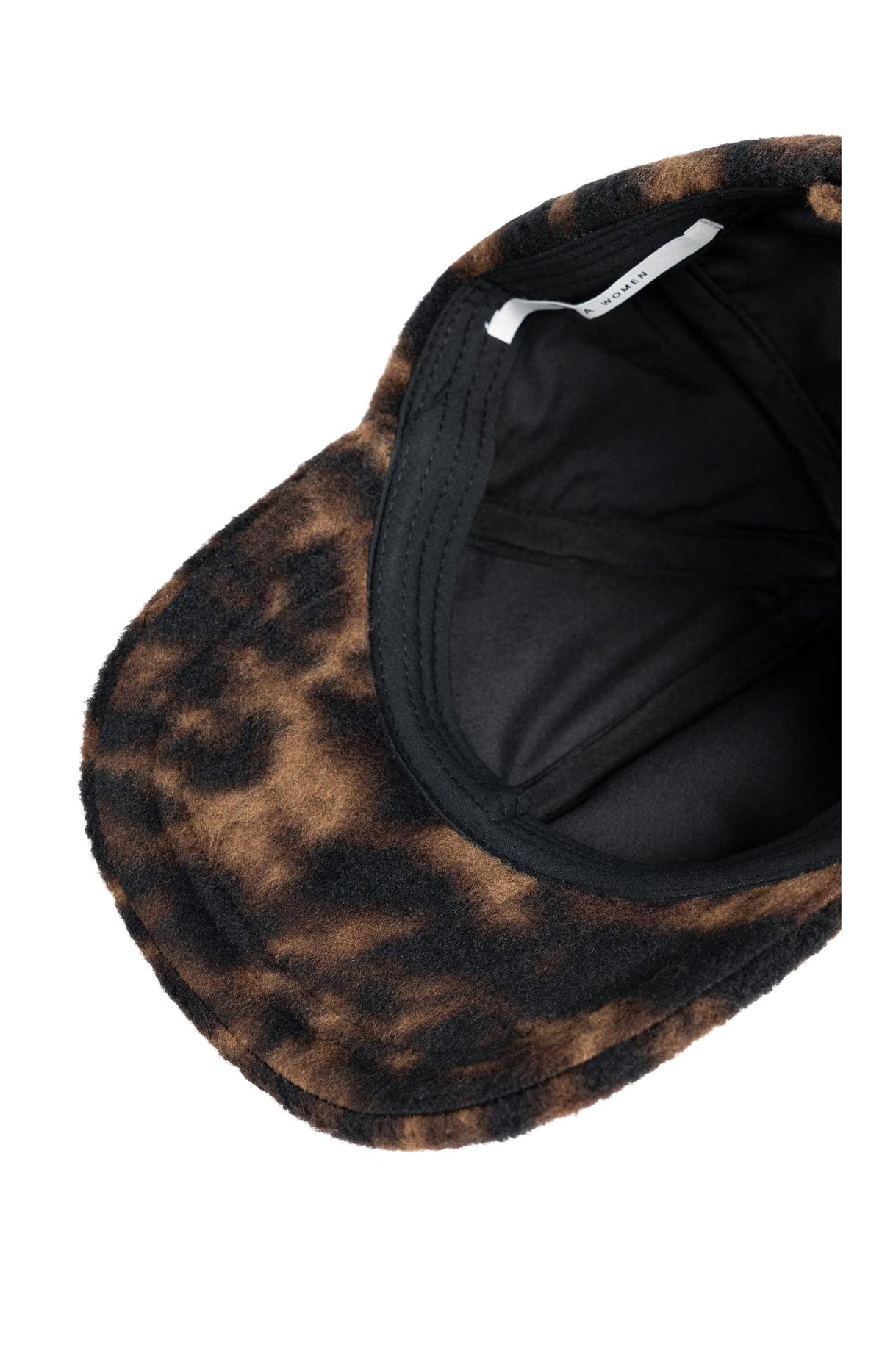 Cap with leopard print - Cocoa Brown Dessin