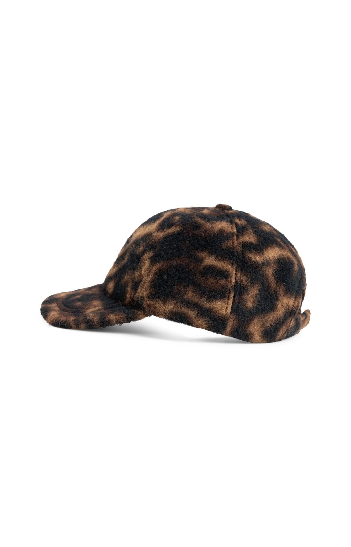 Cap with leopard print - Cocoa Brown Dessin