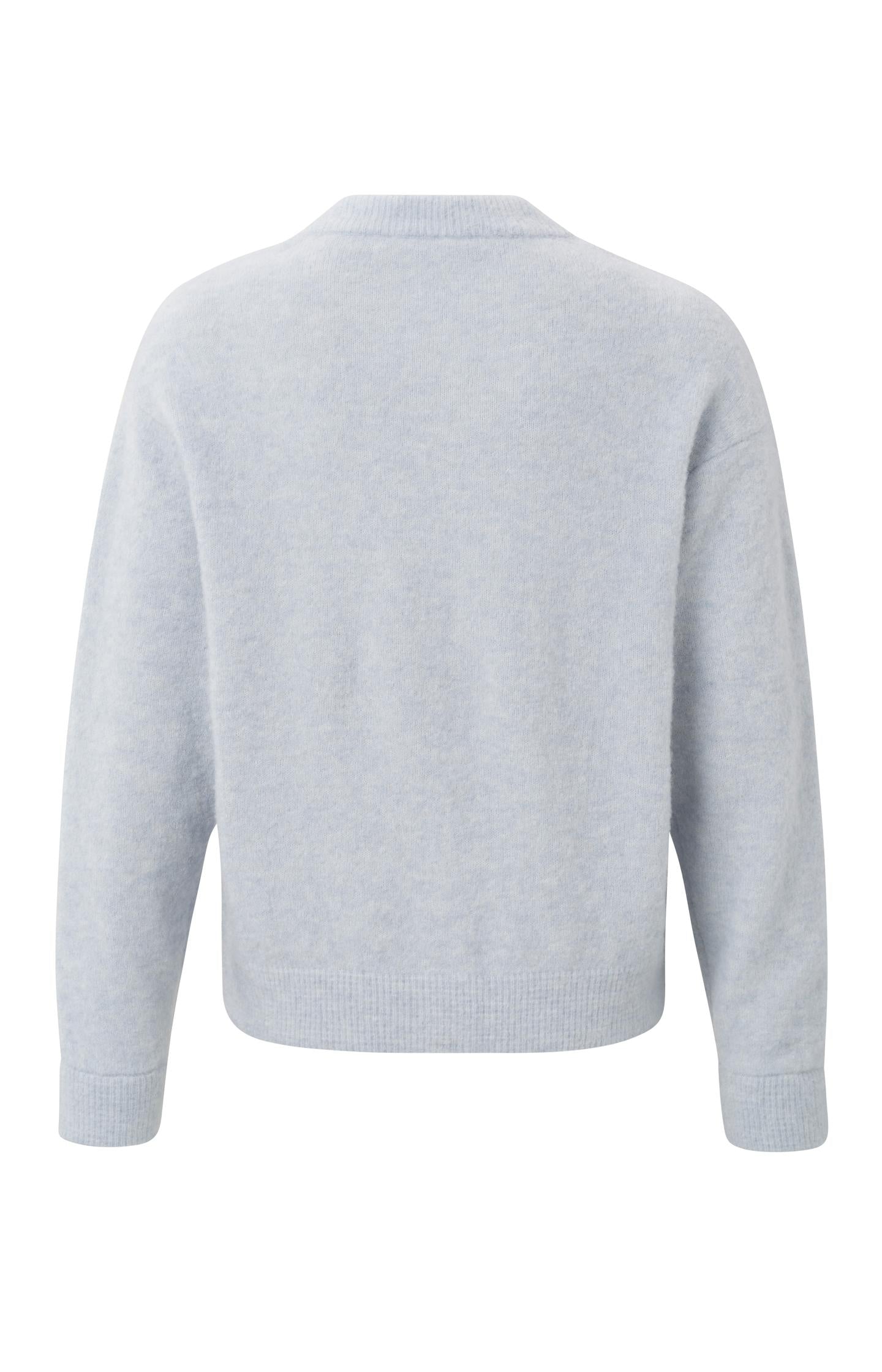 Cardigan with long sleeves, buttons and ribbed trims