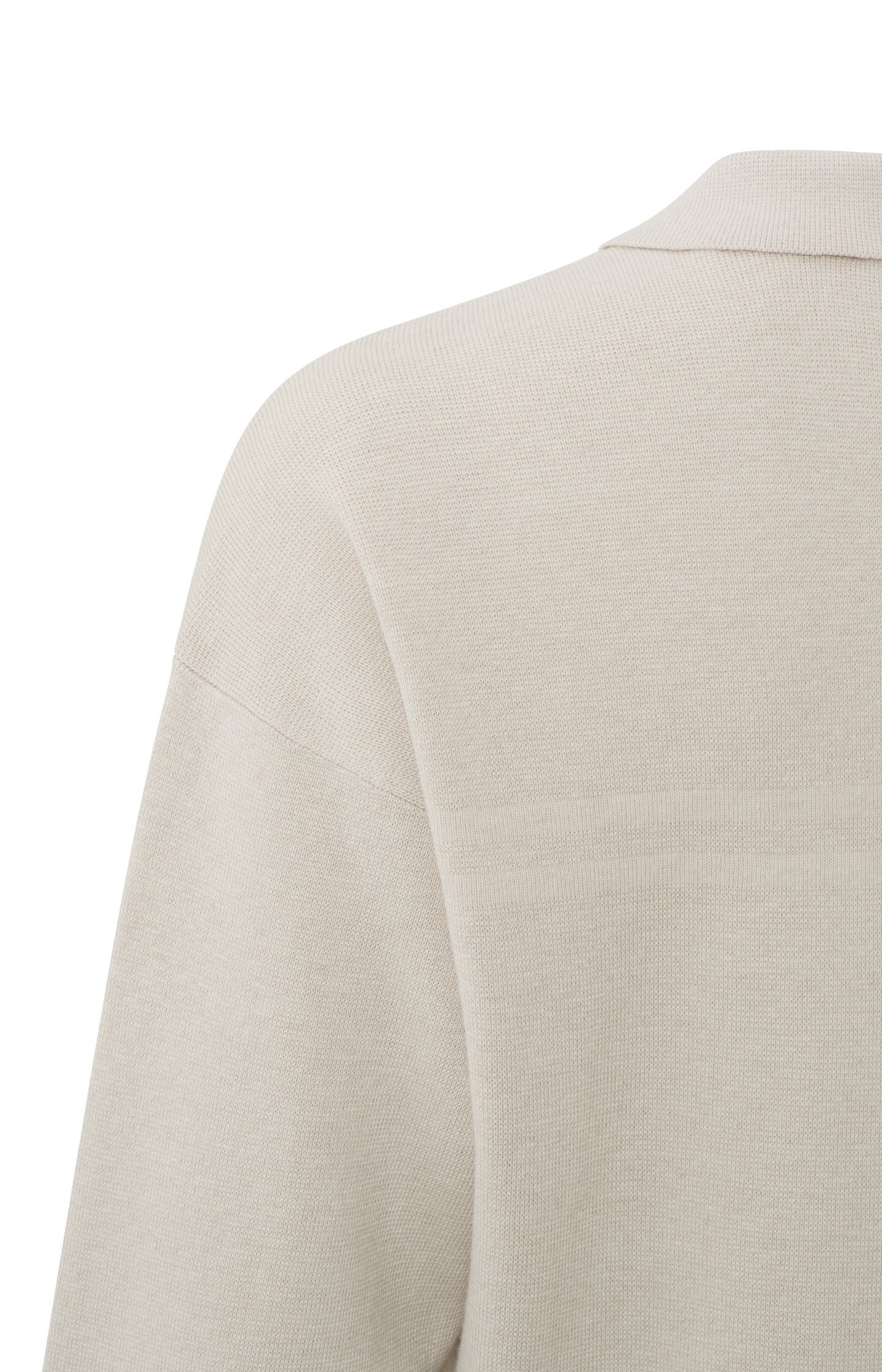 Cardigan with long sleeves, zipper, drawstring and pockets