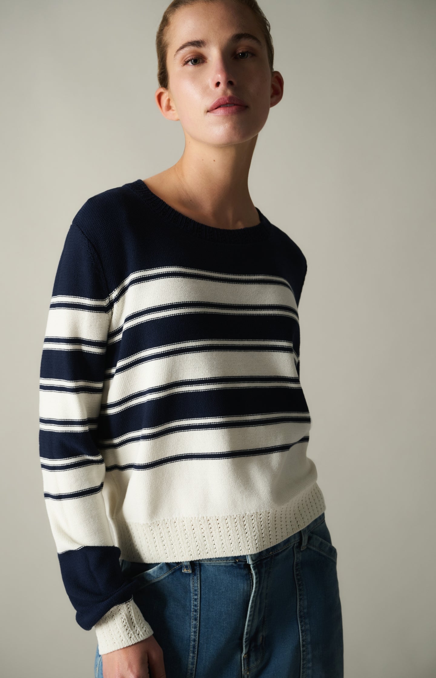 Cargo jeans with low crotch and wide legs - Type: lookbook