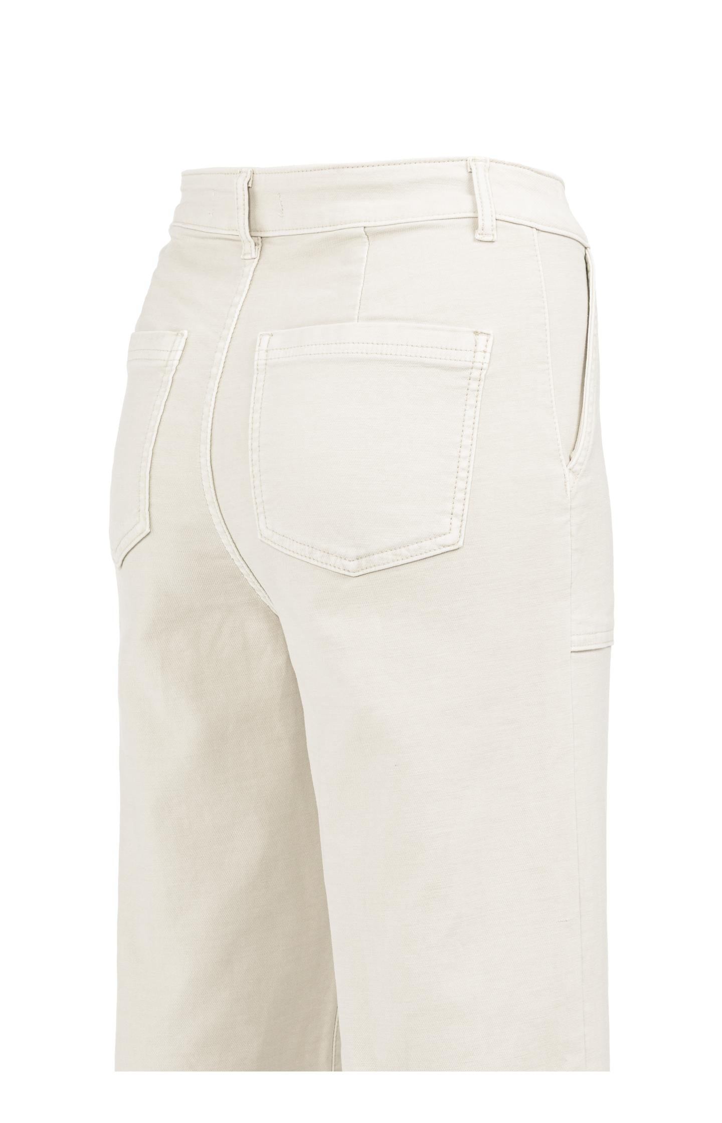 Cargo trousers with straight legs and high waist (L30)