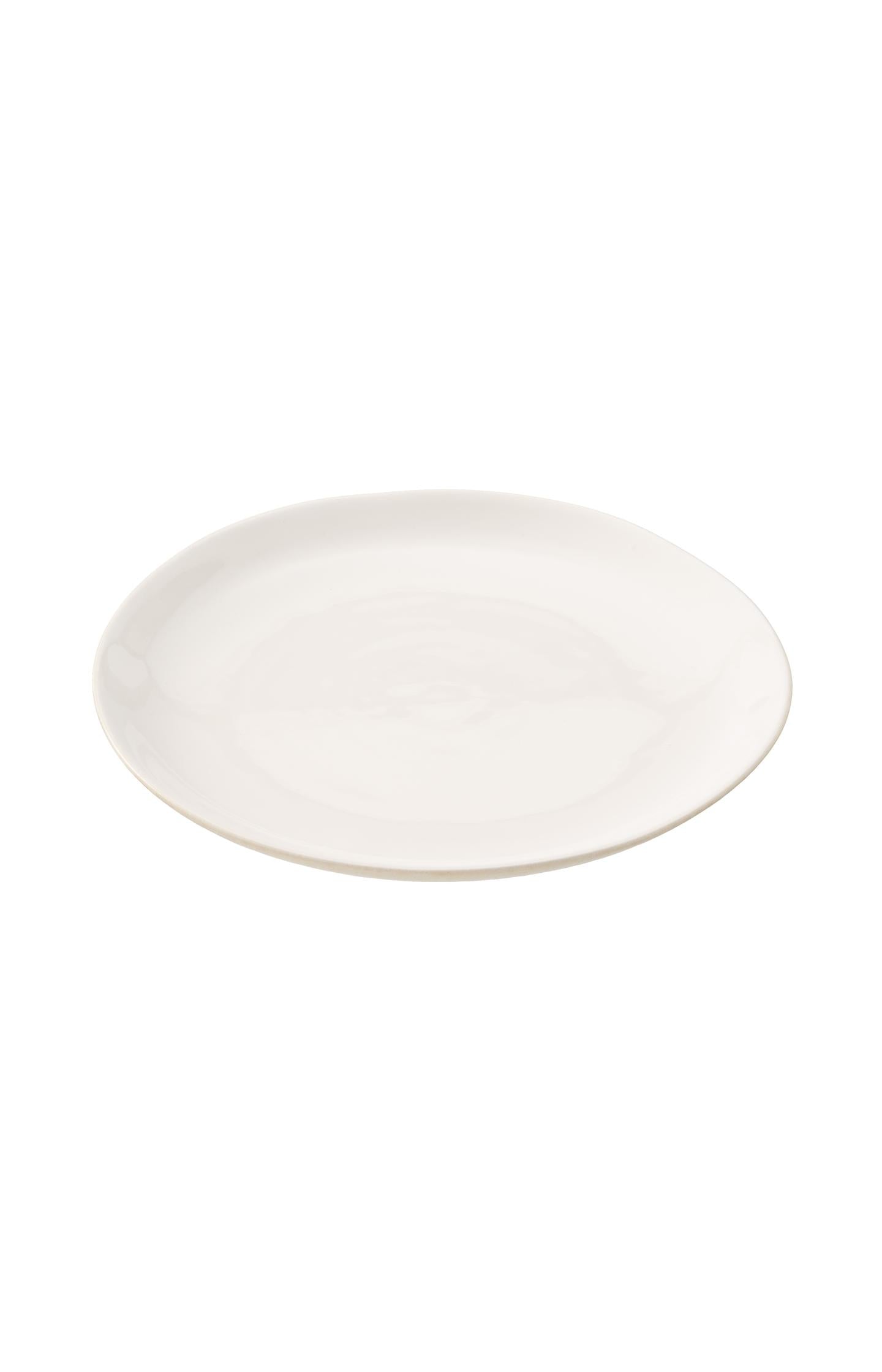 Ceramic dinner plate with wavy rim - Type: product
