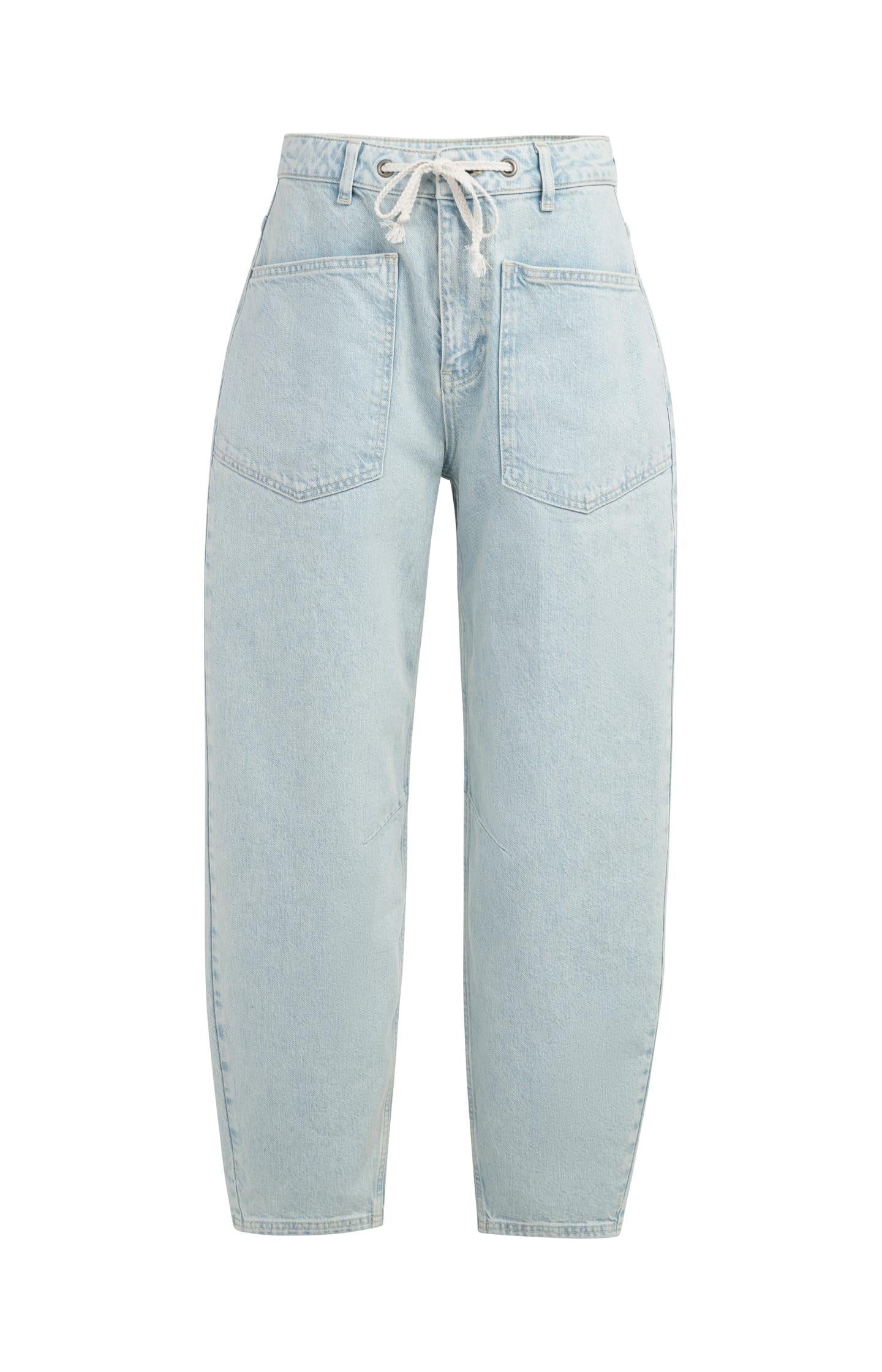 Colored denim with drawstring - Type: product