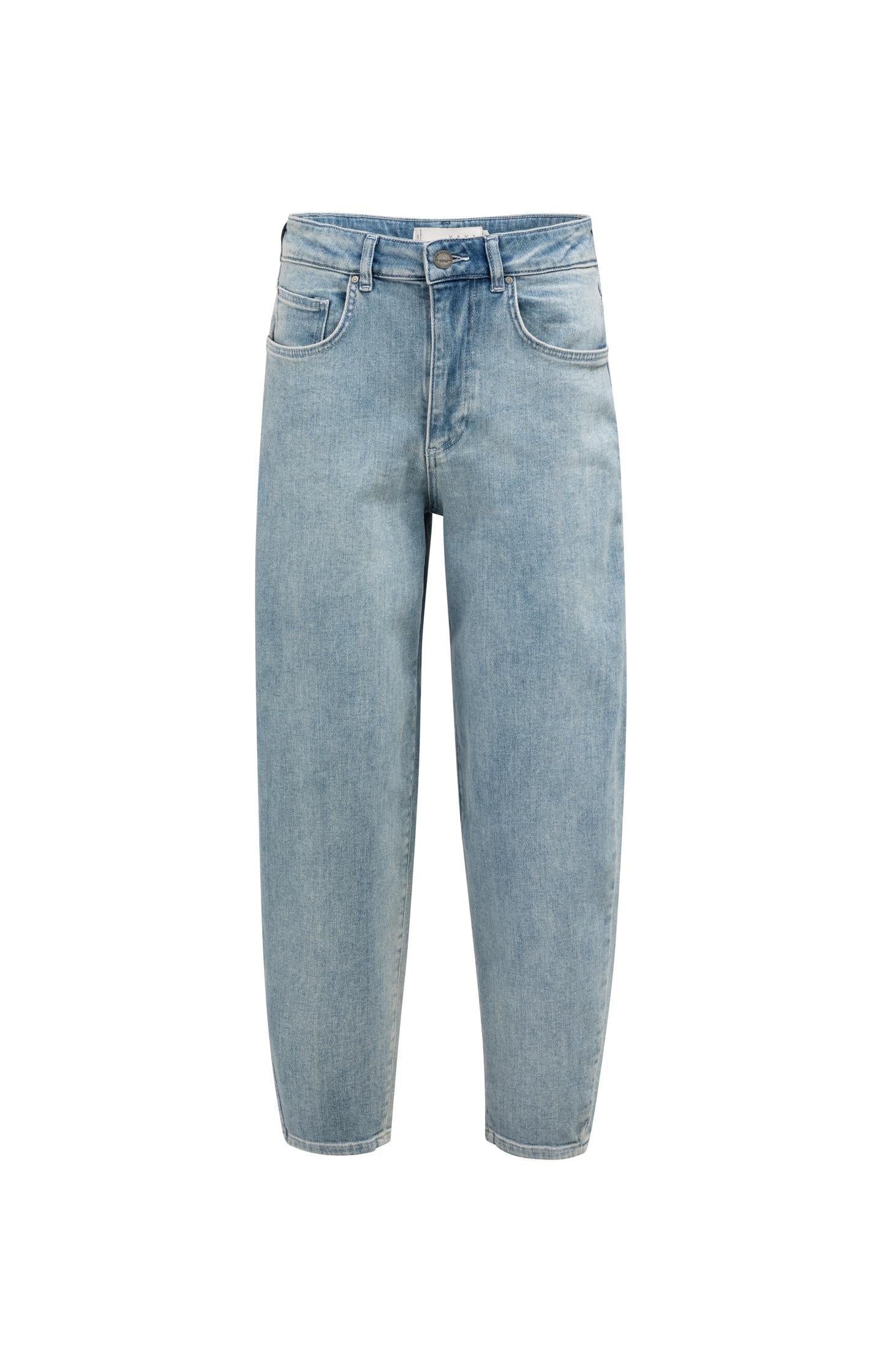 Denim trousers with loose fit - Type: video