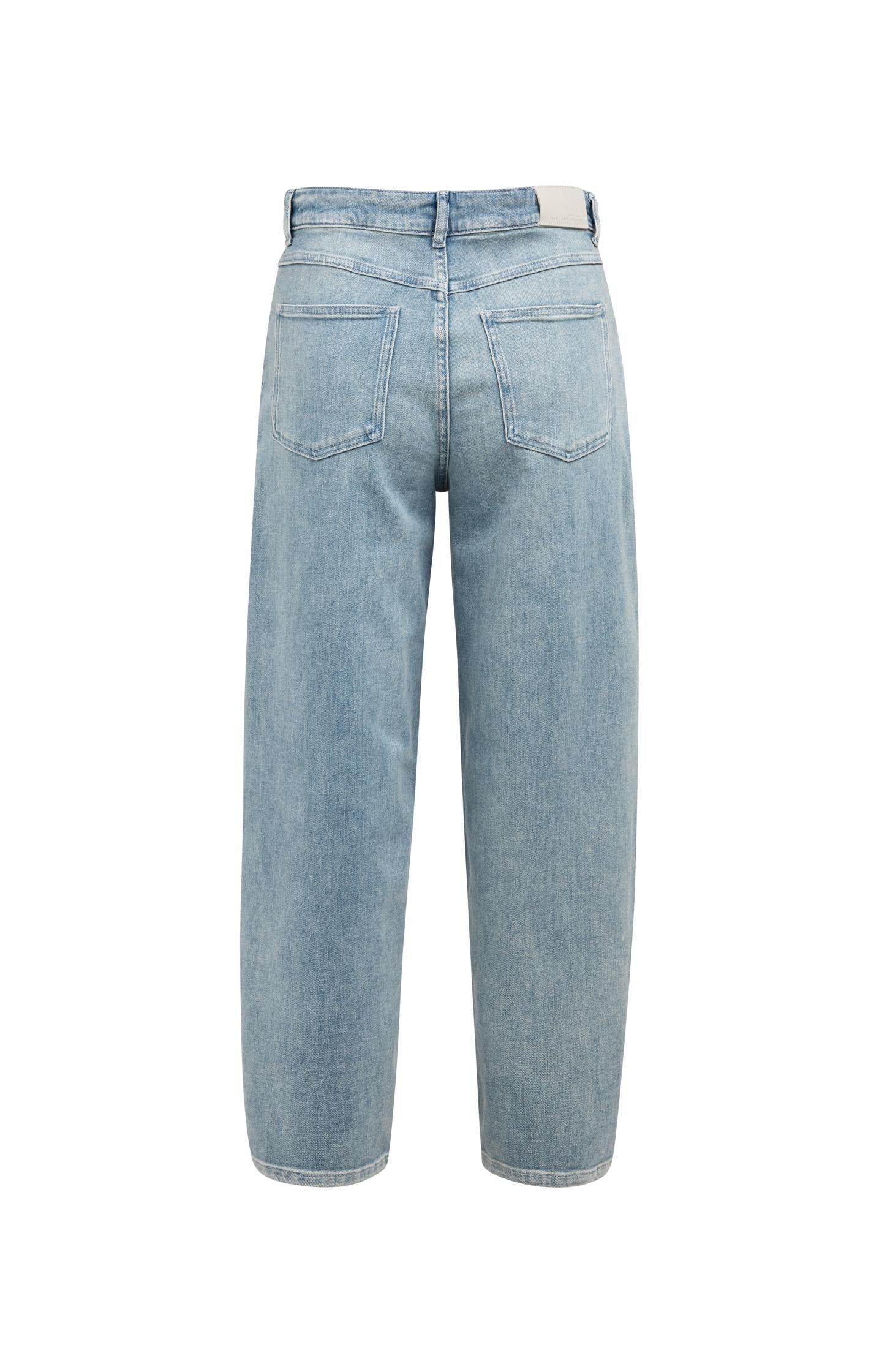 Denim trousers with loose fit - Type: video