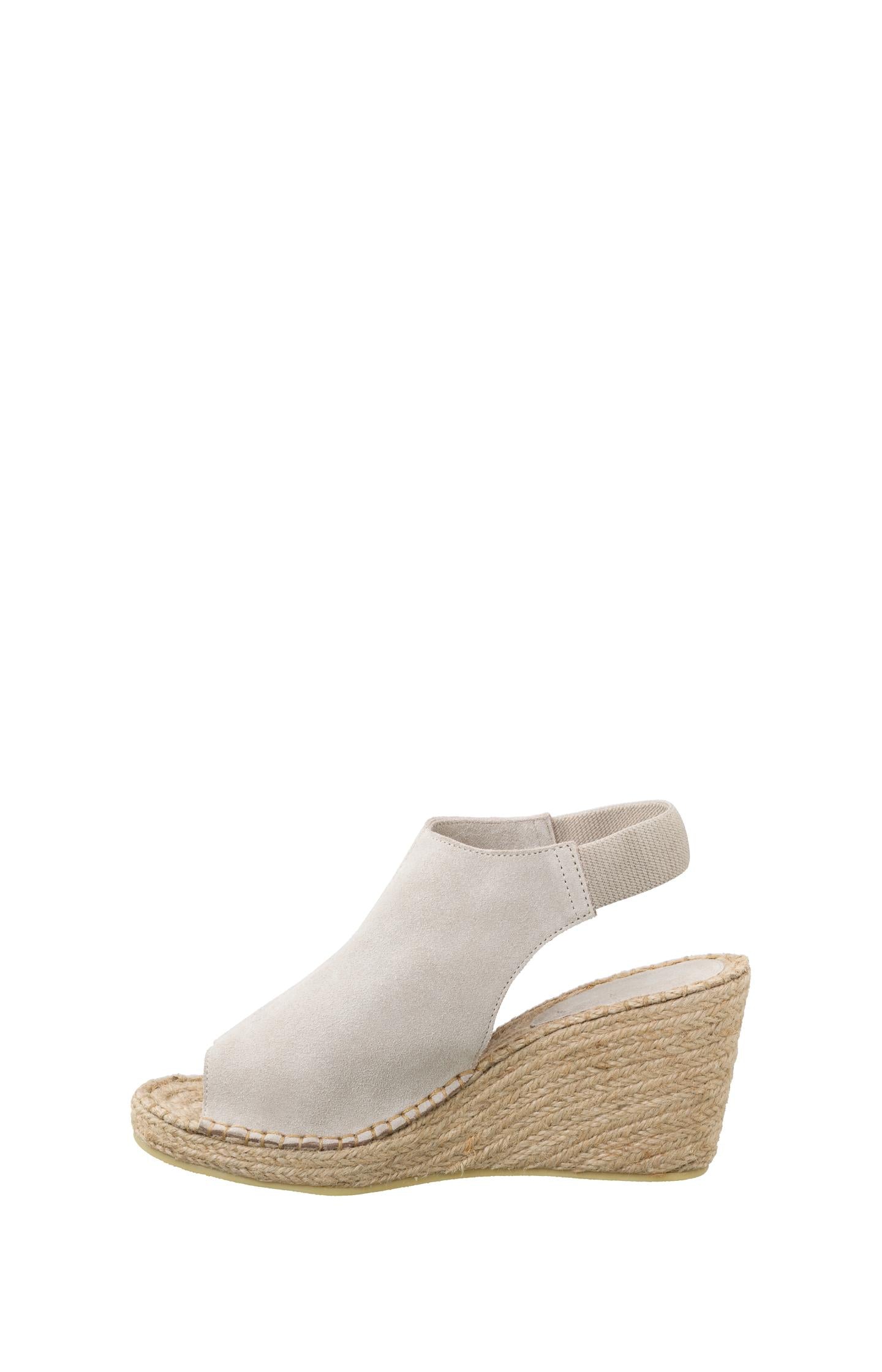 Espradille wedges with suede finish - Moonbeam Sand