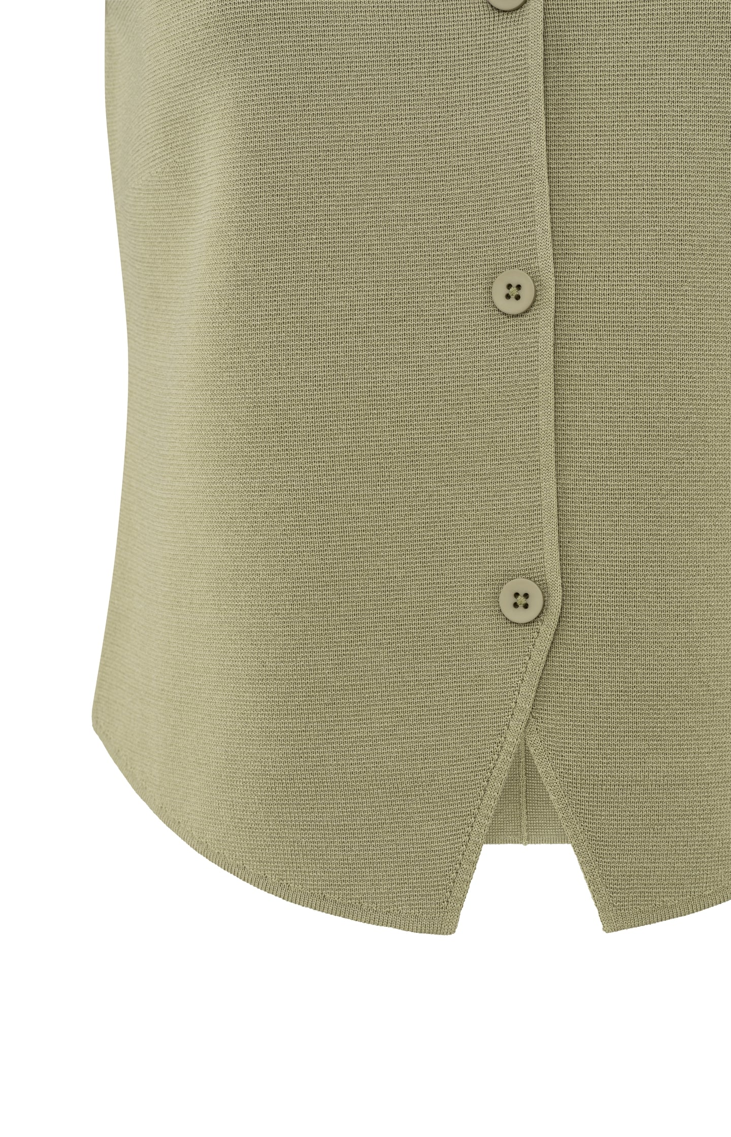Fine knitted gilet with V-neck