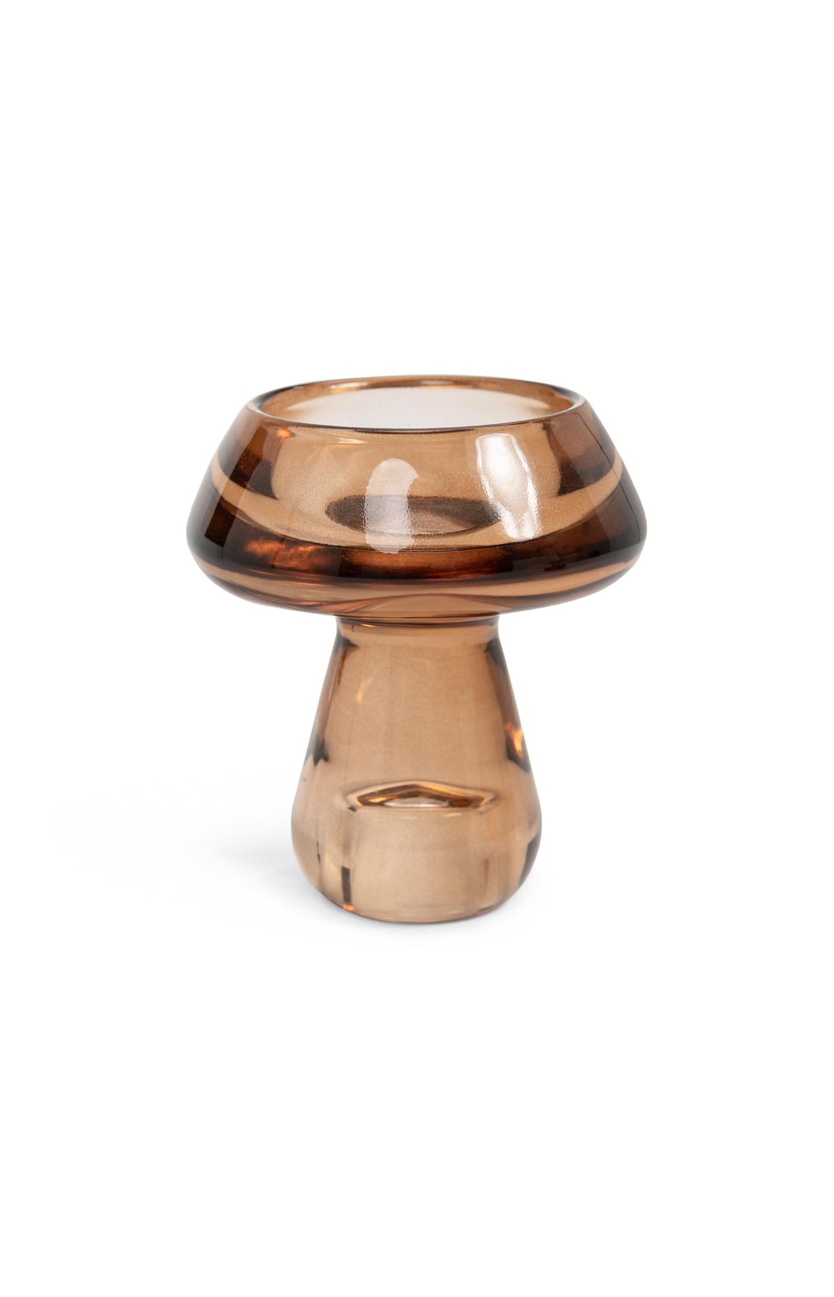 Glass mushroom tealight holder - M - Type: product