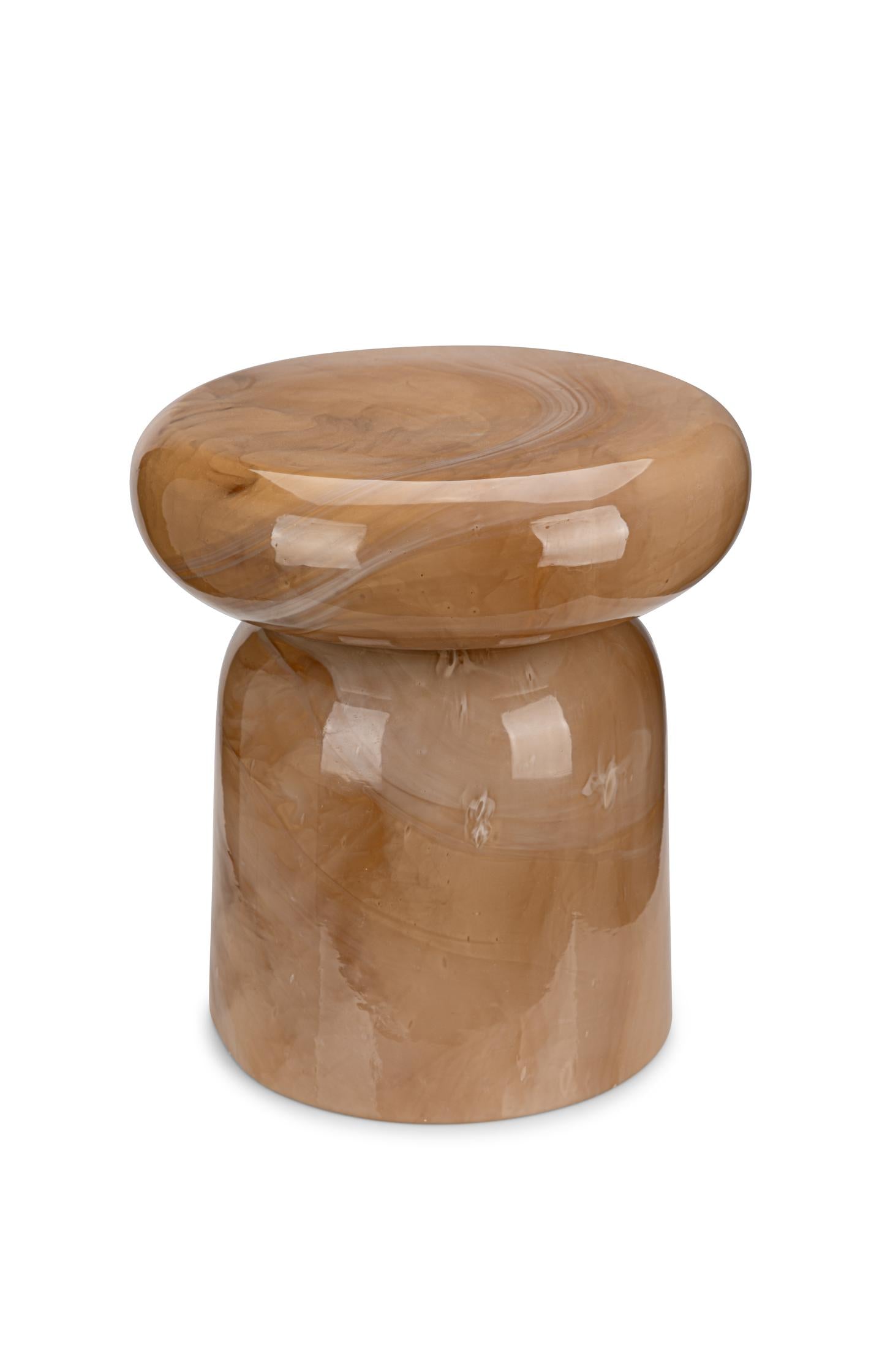 Glass side table - Type: product