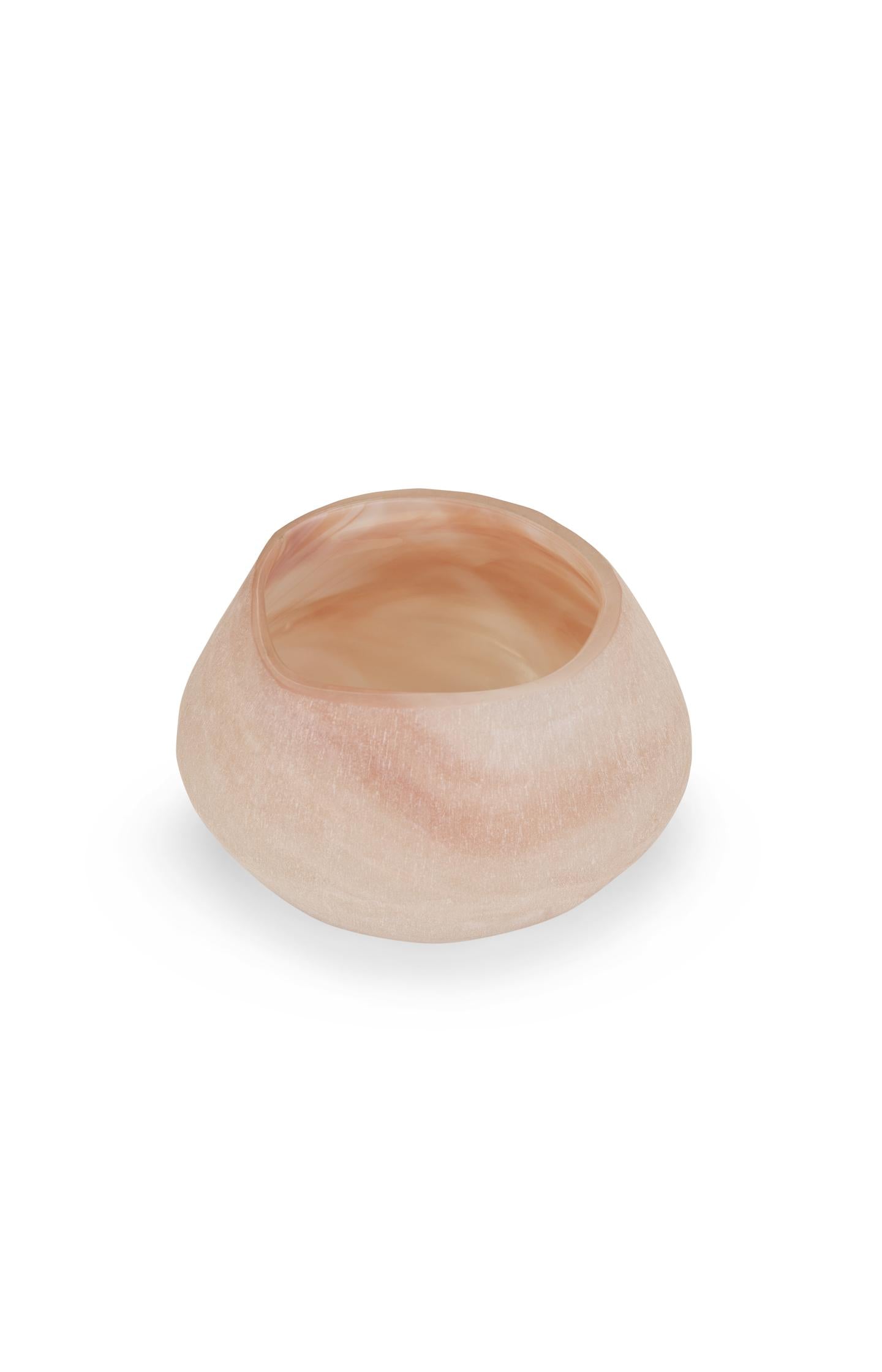 Glass tealight holder