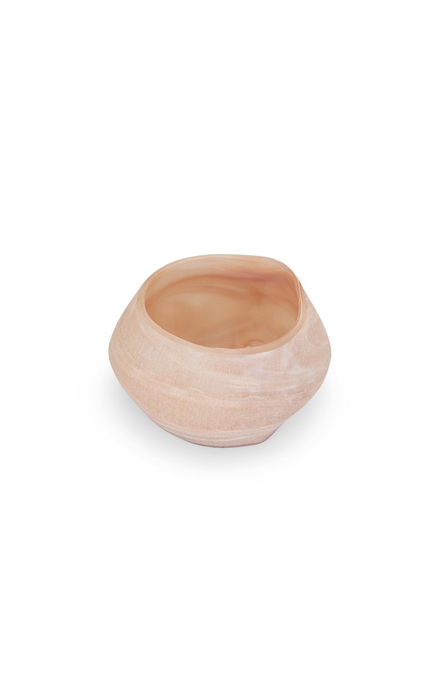 Glass tealight holder