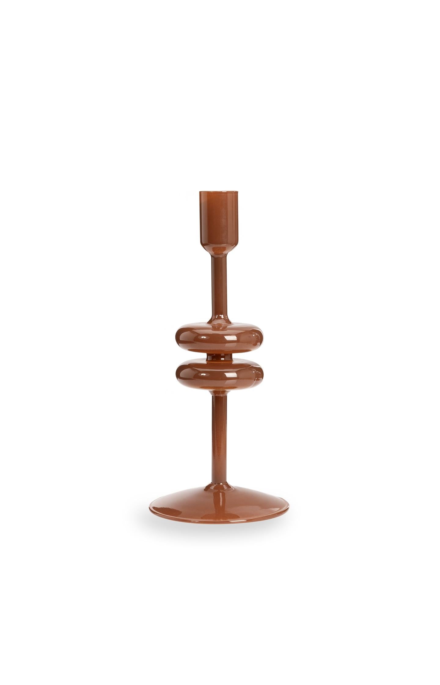 Glossy glass candle holder - small - Type: product