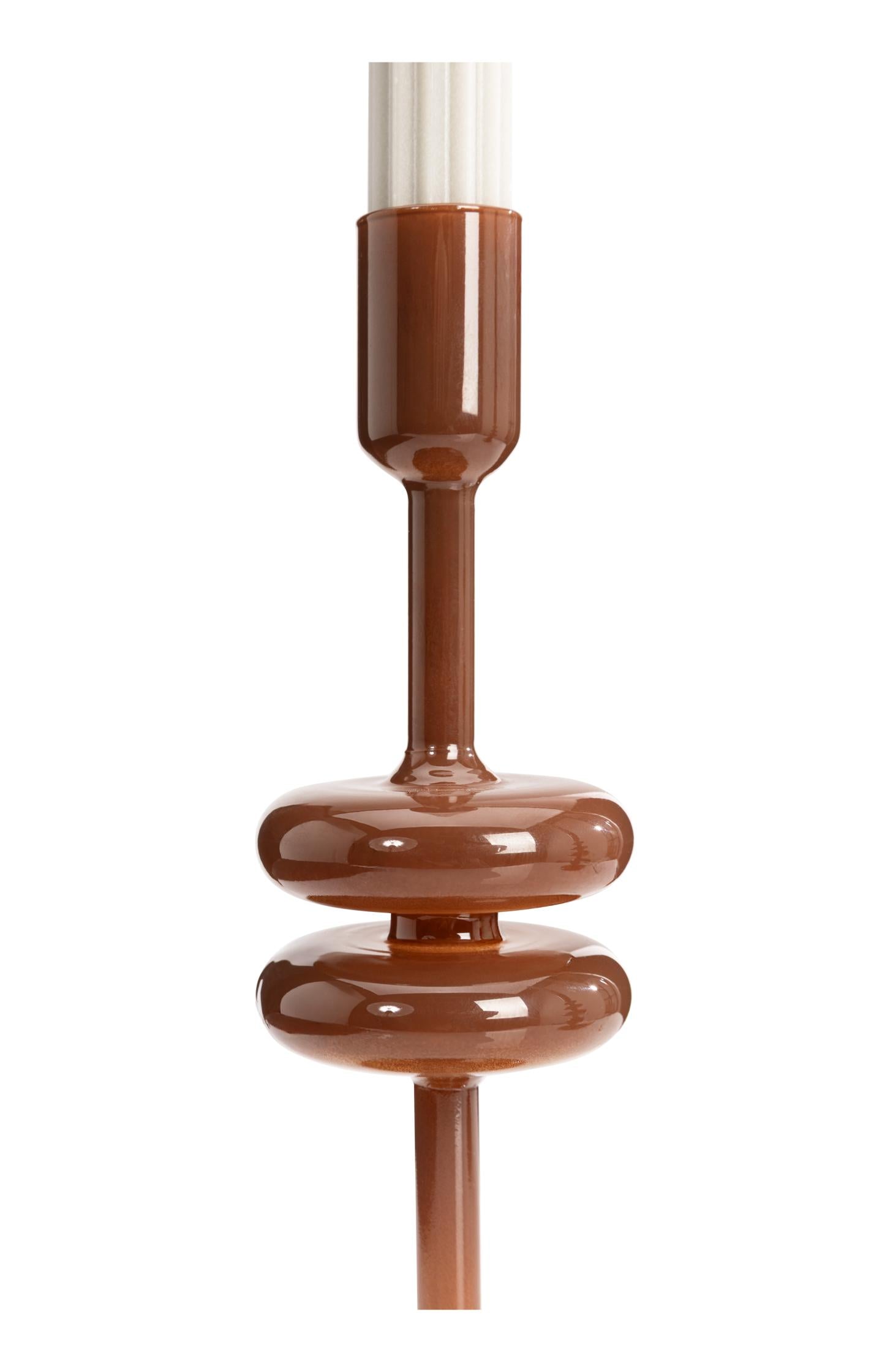 Glossy glass candle holder - small - Type: product
