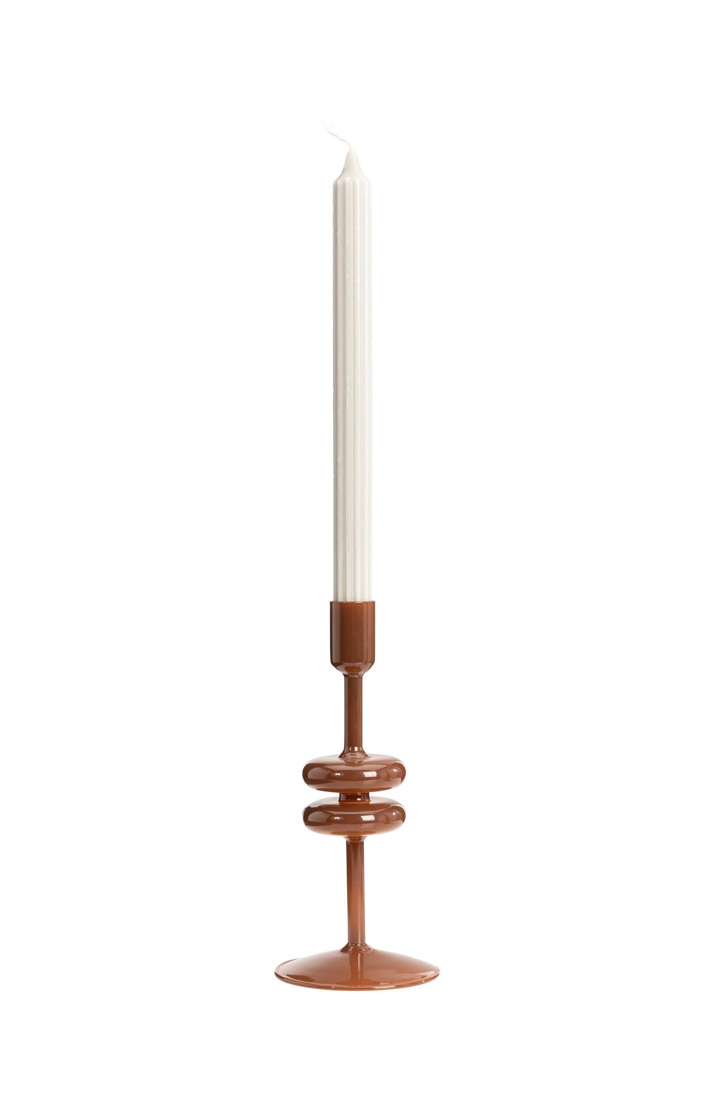 Glossy glass candle holder - small - Type: product