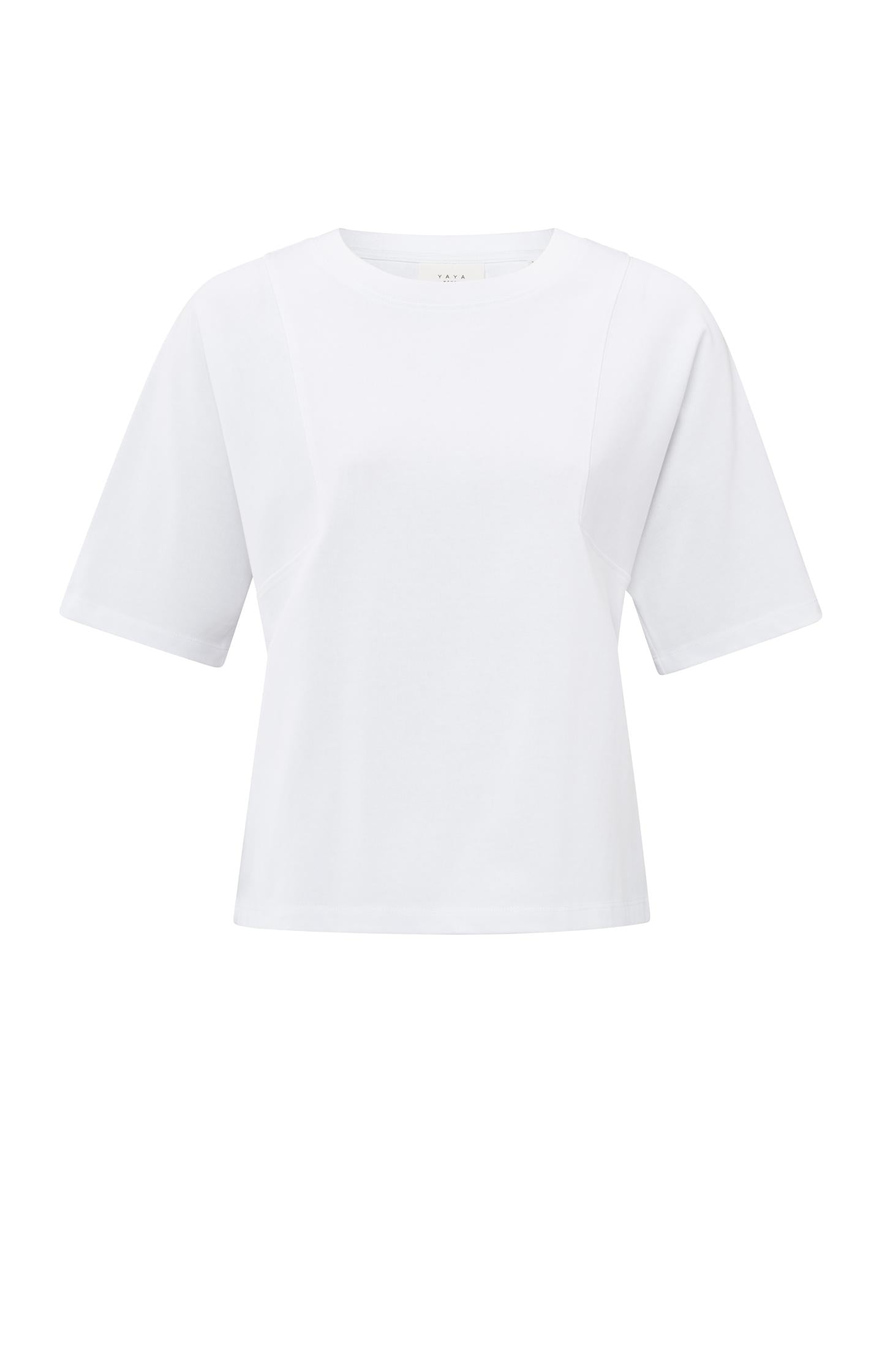 Heavyweight T-shirt with subtle stitch details - Type: product