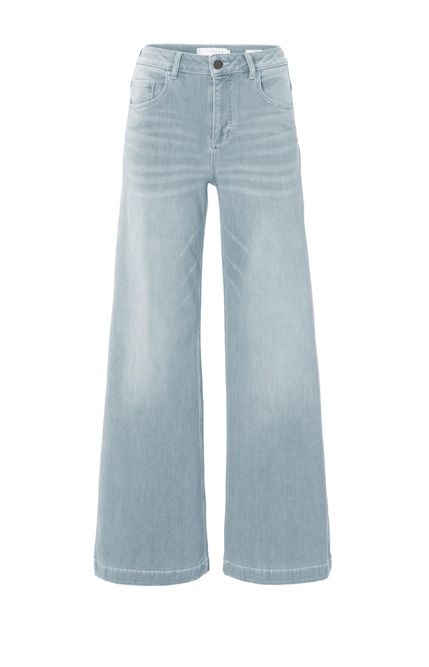 High-waist jeans with extra wide legs (L32) - Type: product