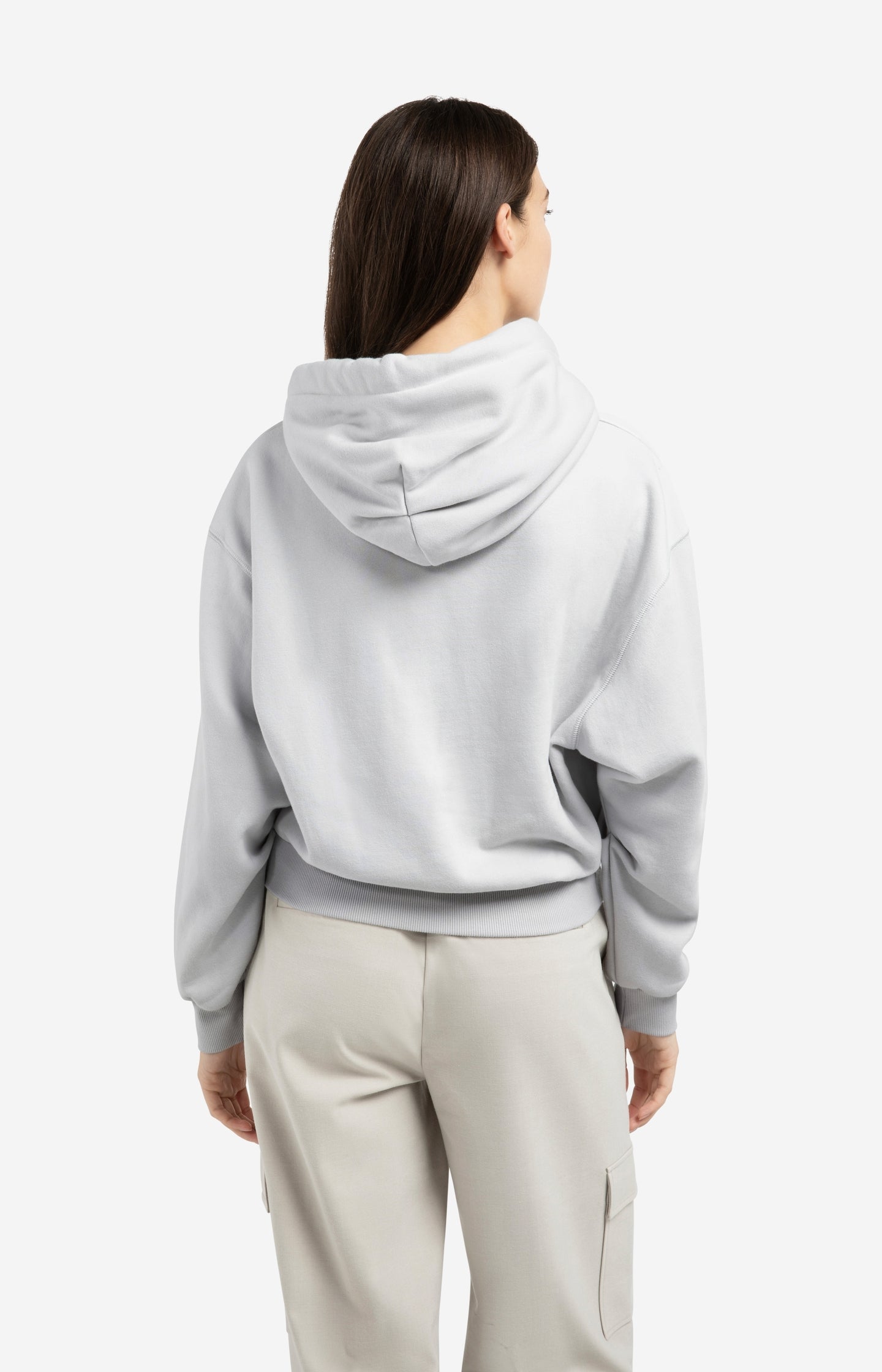 Hoodie with drawstring details - Type: lookbook