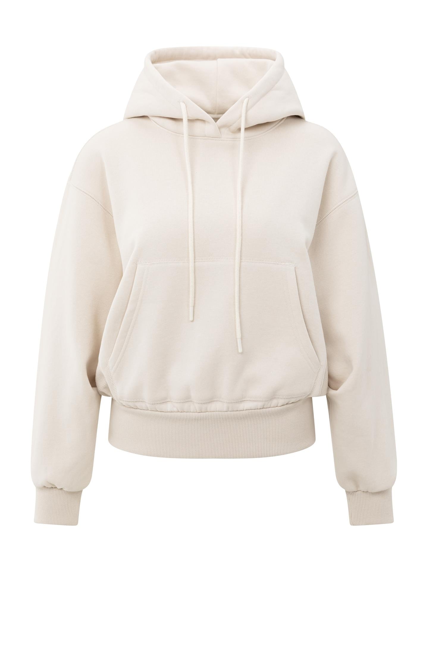 Hoodie with pleated hem - Type: product