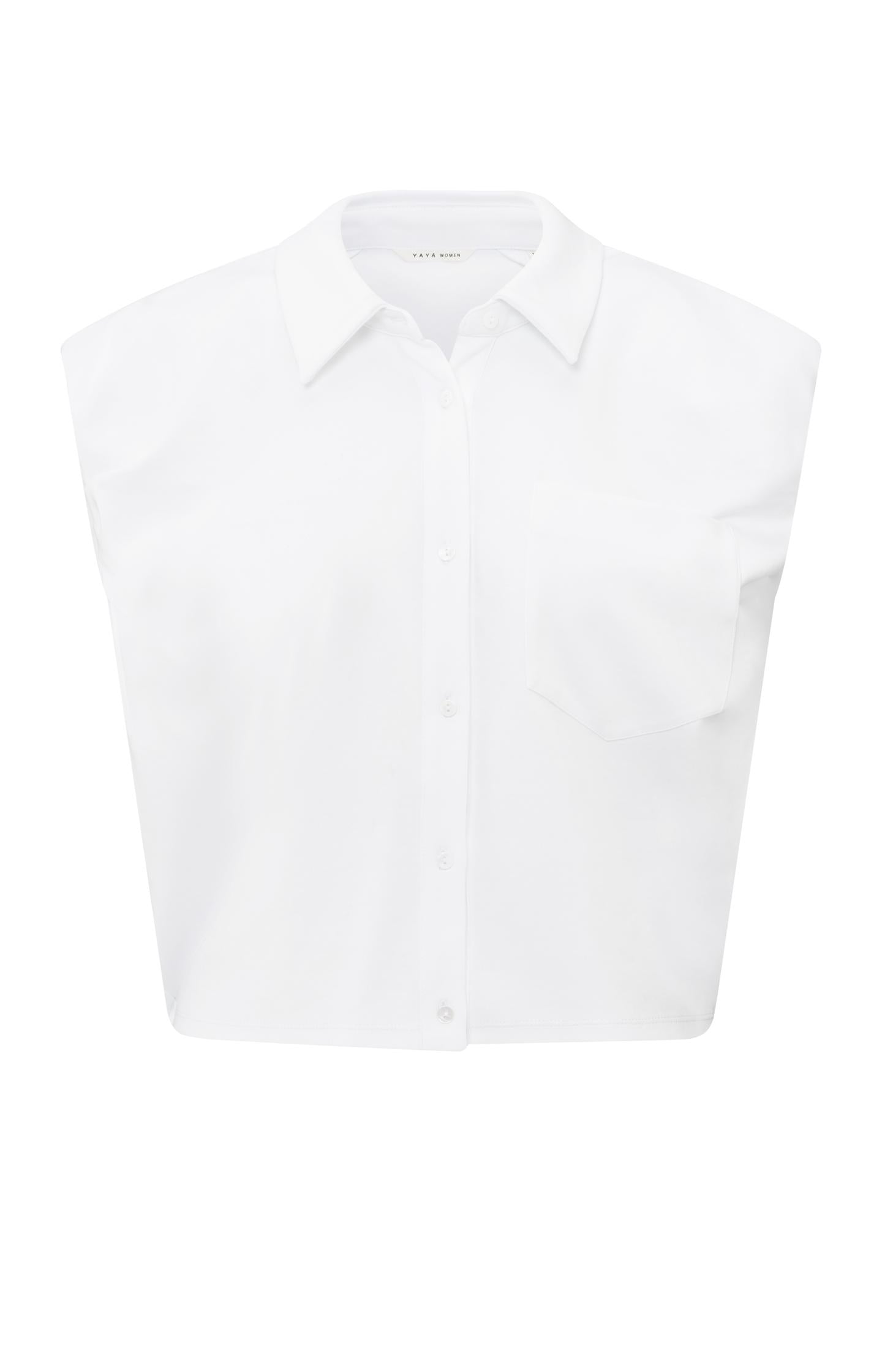 Jersey blouse with puff detail - Type: product