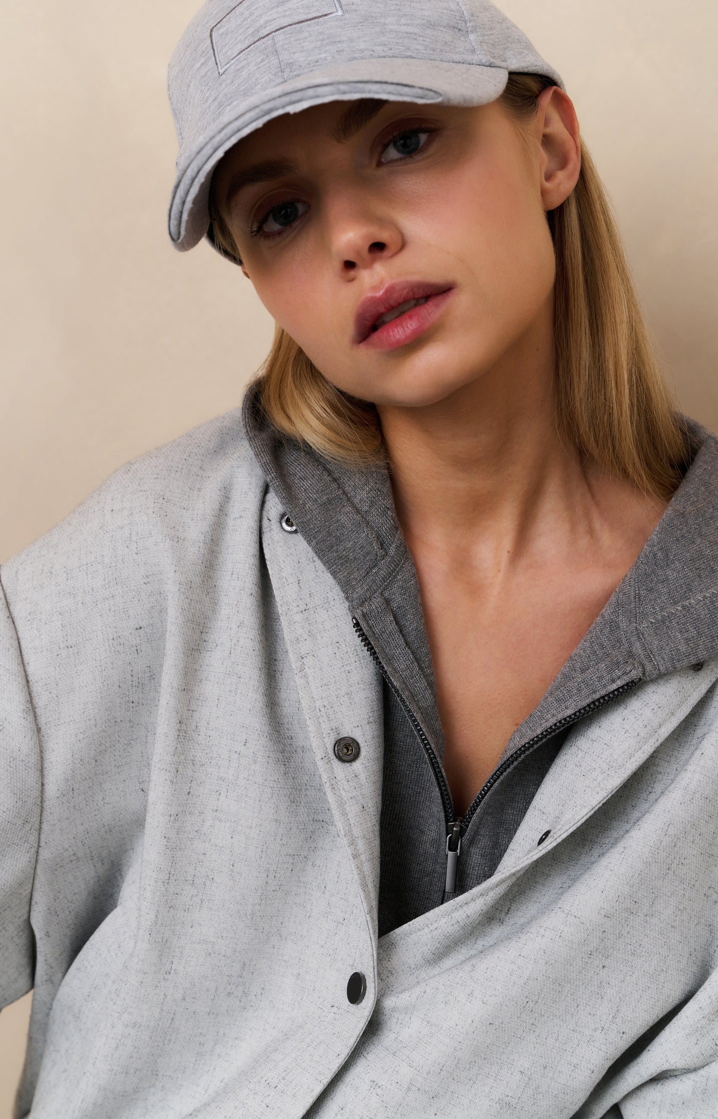 Jersey cap with curved brim and adjustable strap - Type: lookbook
