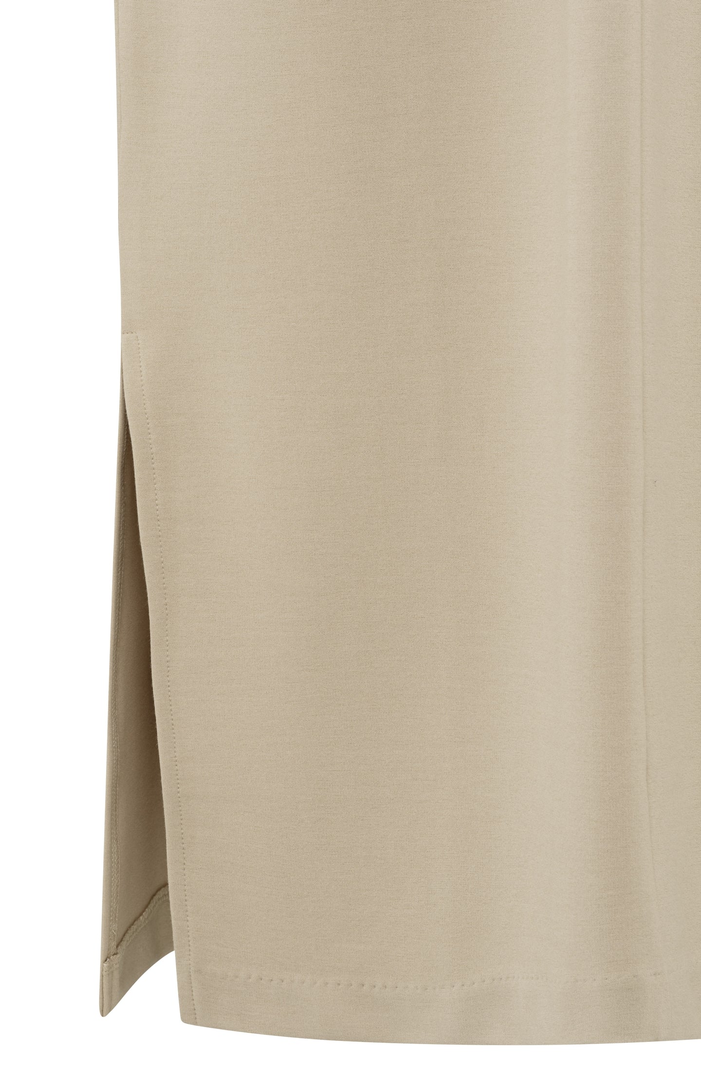 Jersey midi dress with pocket details