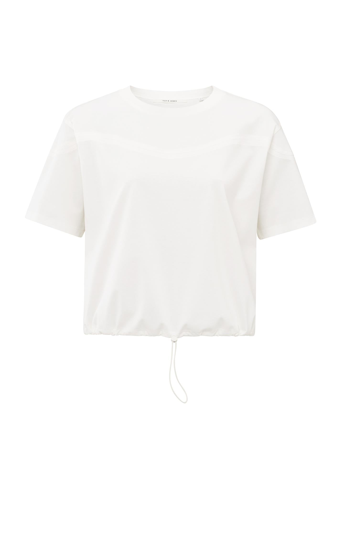 Jersey top with elastic drawcord - Type: product