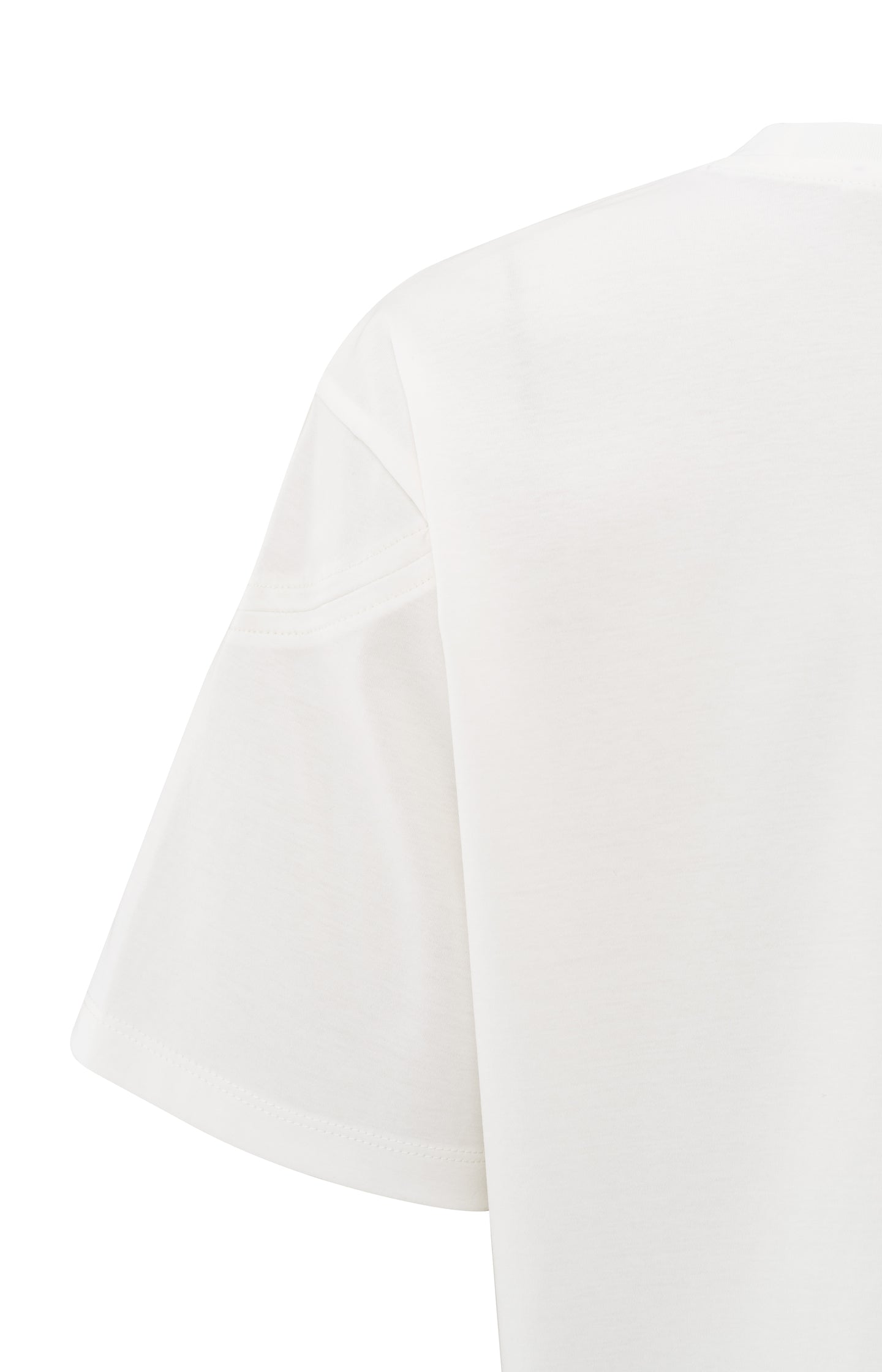 Jersey top with elastic drawcord