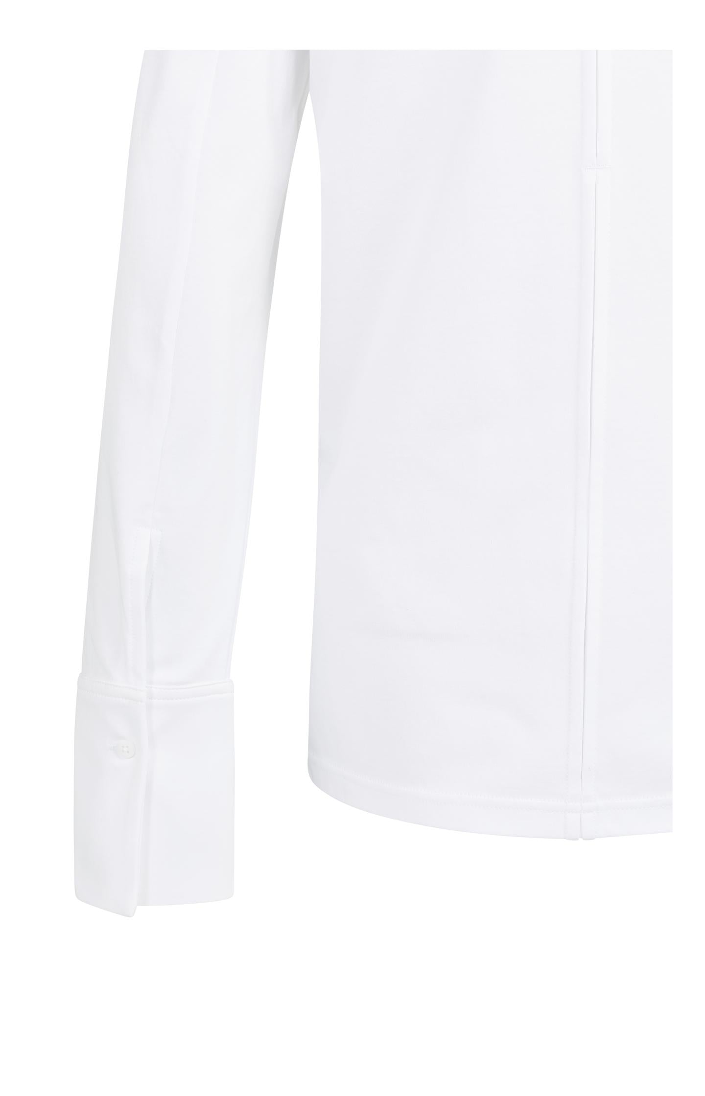 Jersey top with long sleeves and woven cuffs - Type: lookbook