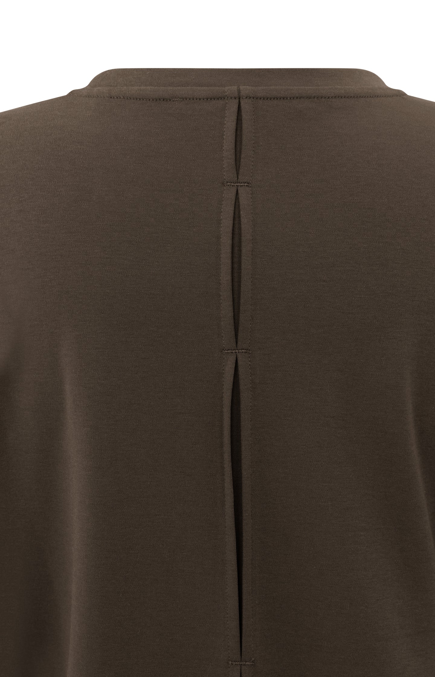 Jersey top with woven cuffs and long sleeves - Type: product