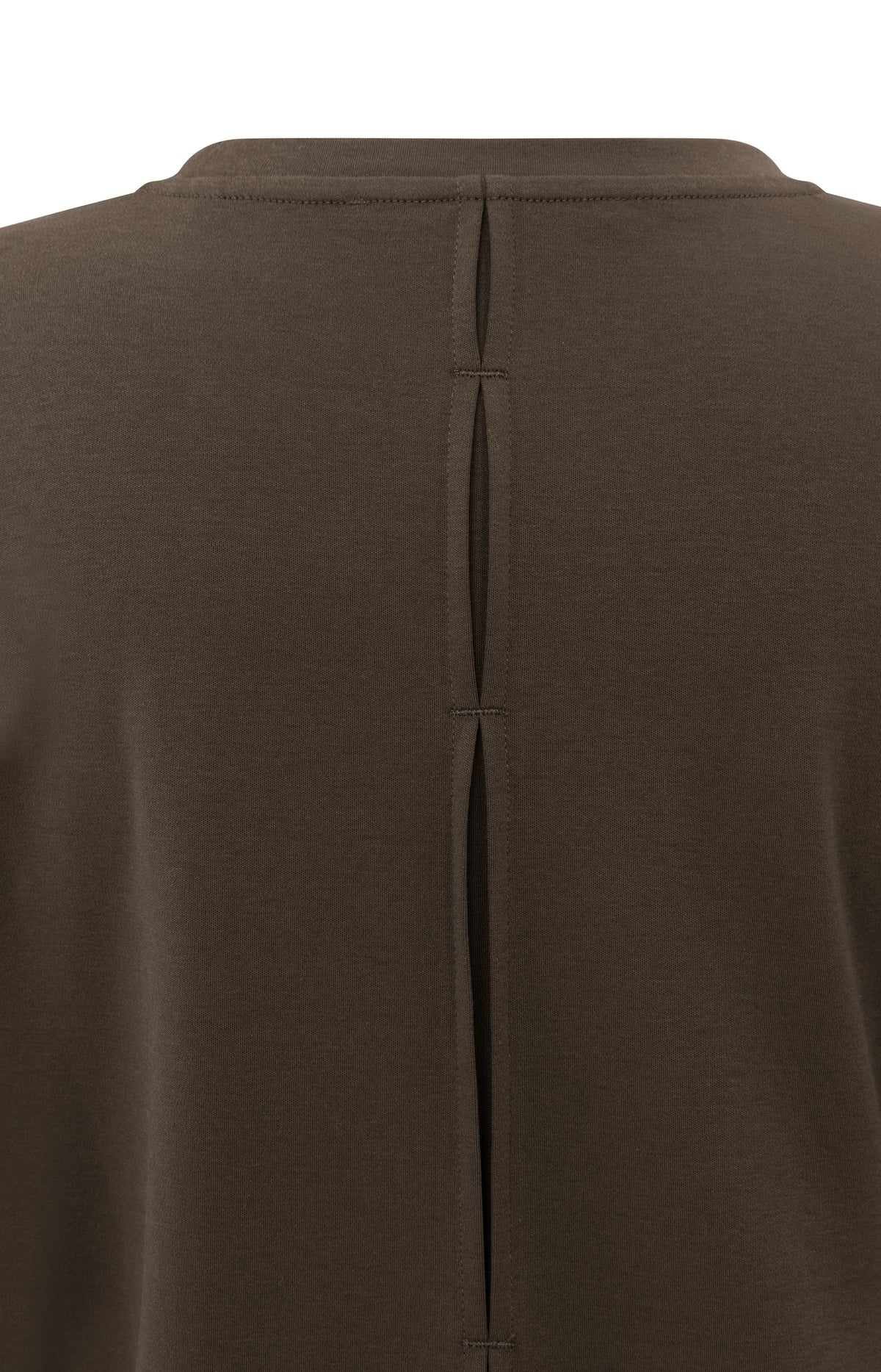 Jersey top with woven cuffs and long sleeves - Type: product